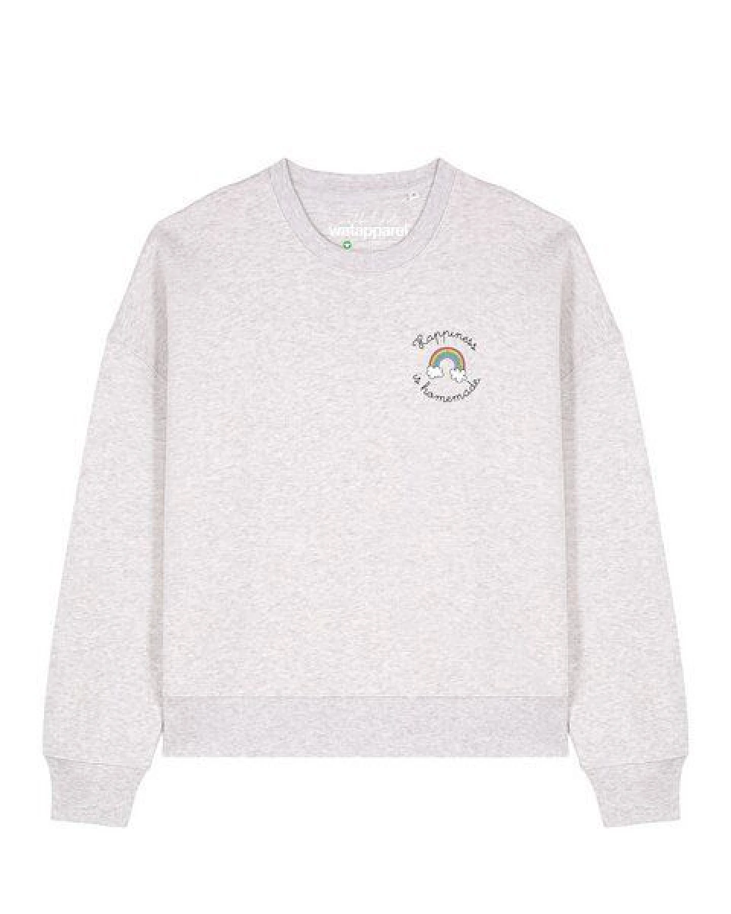 watapparel Sweatshirt Frauen Happiness is homemade – Ansicht 2