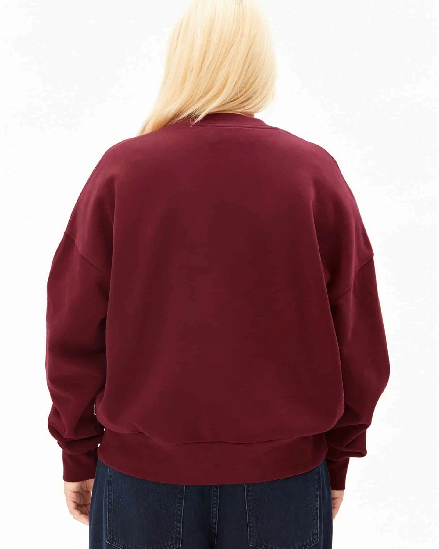 ARMEDANGELS Damen vegan Kultiger Pullover Von Alizaa In Rot – Ansicht 2