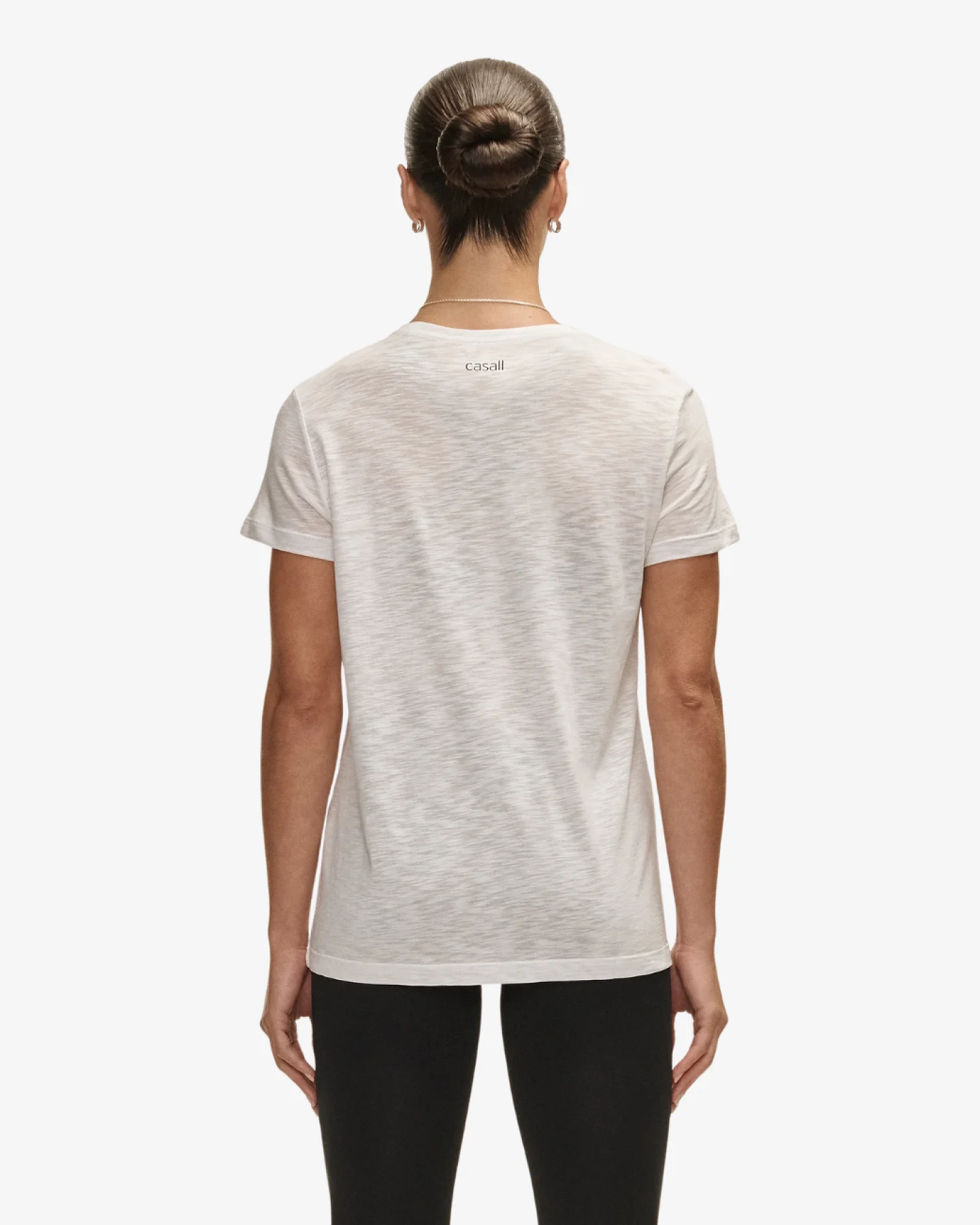 Casall Soft Texture Tee - White XL – Ansicht 3