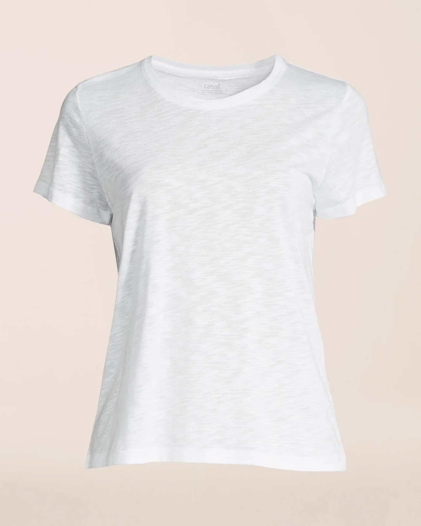 Casall Soft Texture Tee - White S – Ansicht 2