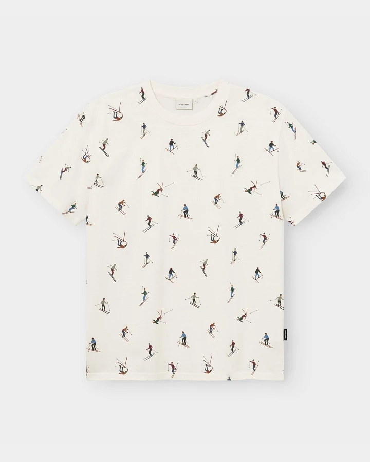 T-Shirt Stockholm Ski Team Off White