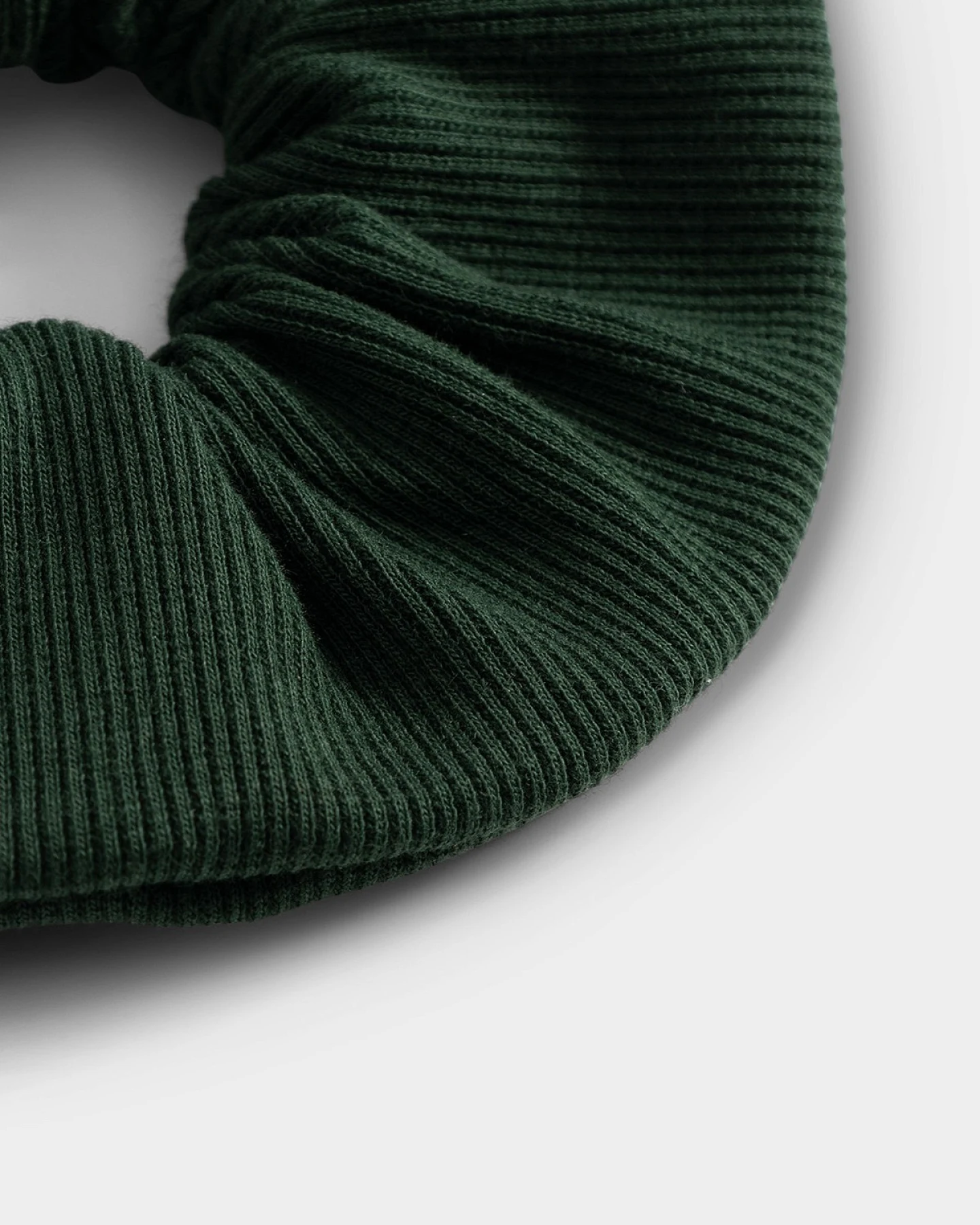 Scrunchie Rib Grün – Ansicht 3