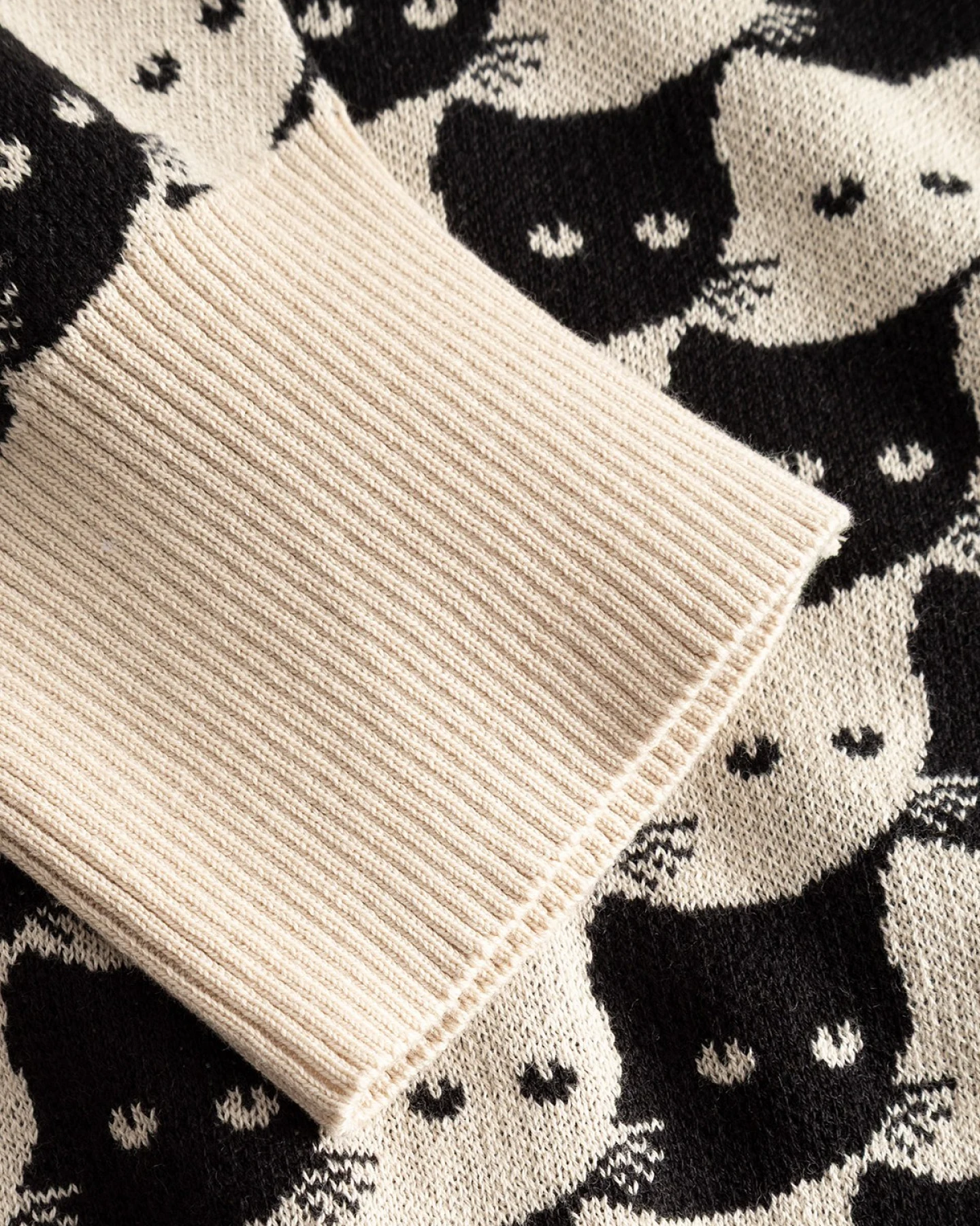 Cardigan Kanan Pepita Cats Oat White Off White – Ansicht 6