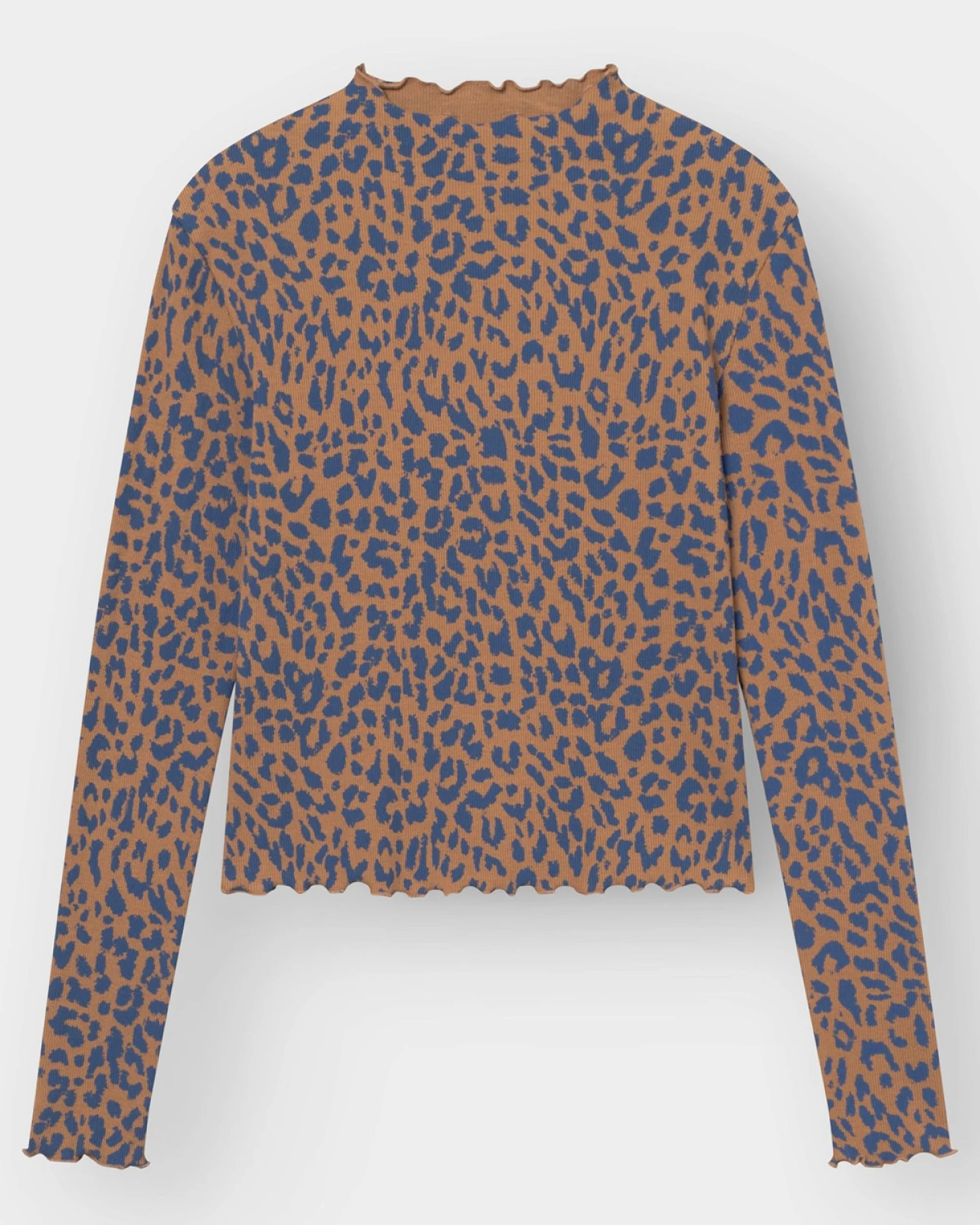 Longsleeve Ryd Rib Leopard Light Brown – Ansicht 5