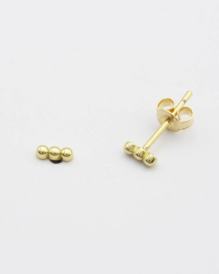 Ohrstecker Tiny Pearls Gold