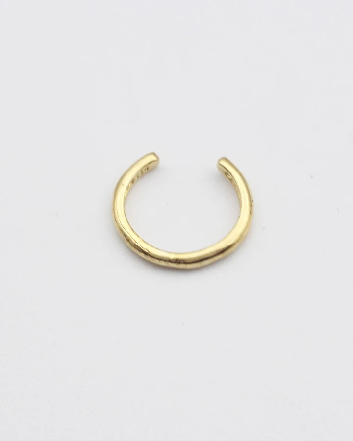 Earcuff Plain Circle Gold