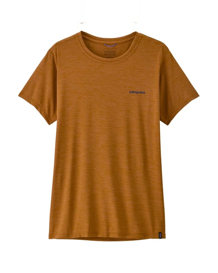 Patagonia - Women's Cap Cool Daily Shirt Boardshort Logo - Funktionsshirt Gr S braun