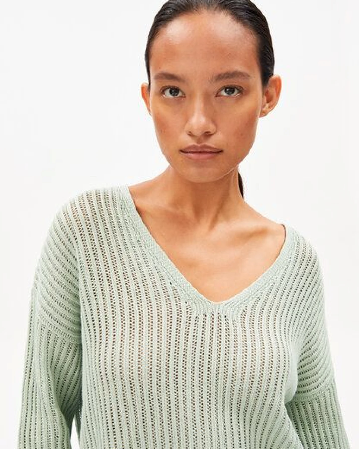 ARMEDANGELS LINEN BLEND Damen Pullover aus Leinen-Mix – Ansicht 3