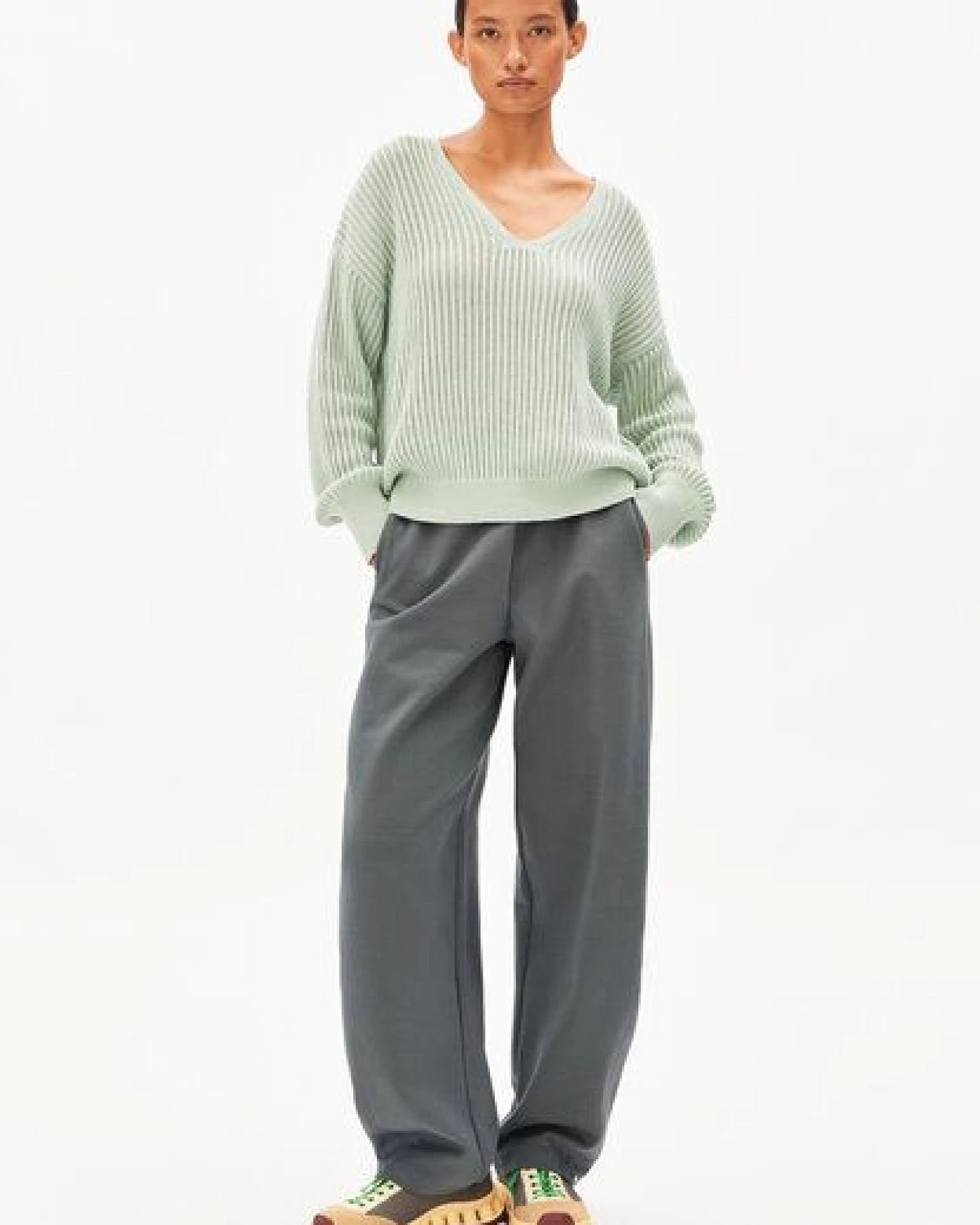 ARMEDANGELS LINEN BLEND Damen Pullover aus Leinen-Mix – Ansicht 4