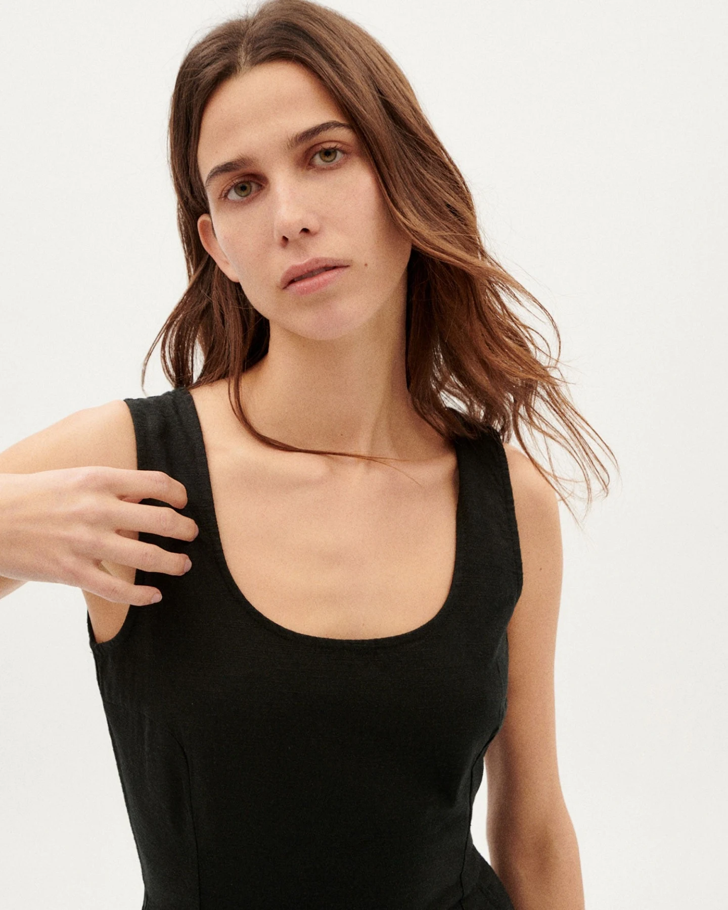 Thinking MU Damen vegan Jumpsuit Rafflesia Schwarz – Ansicht 2