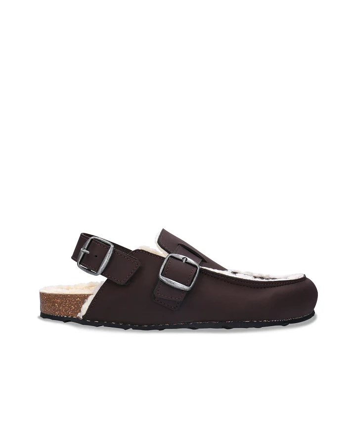 NAE Herren vegan Clogs Medan Braun
