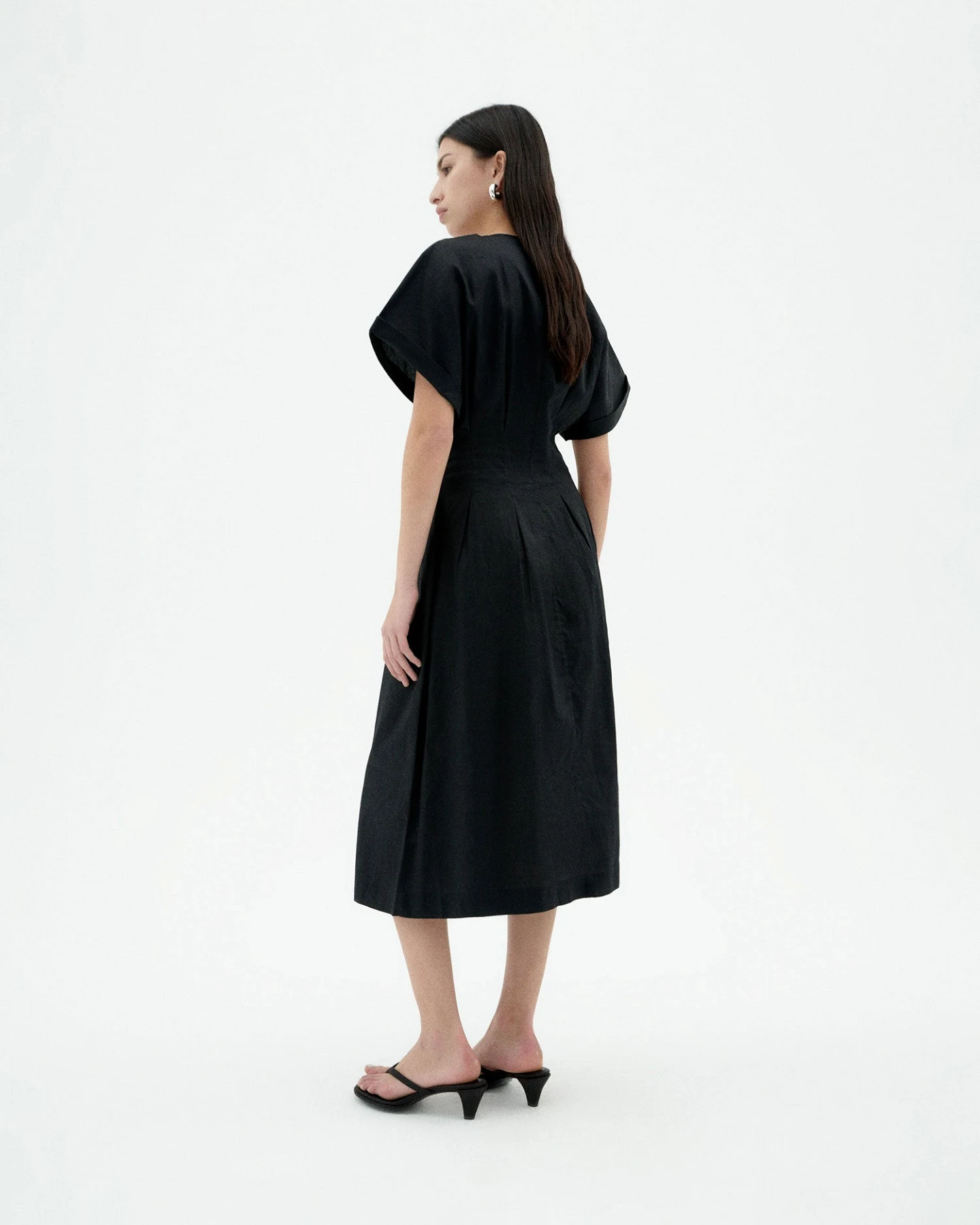 Thinking MU Damen vegan Kleid Laura Schwarz – Ansicht 2