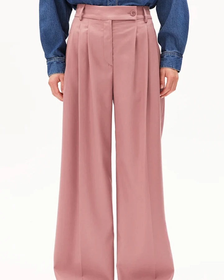 ARMEDANGELS Damen vegan Hose Kaayua Light Berry