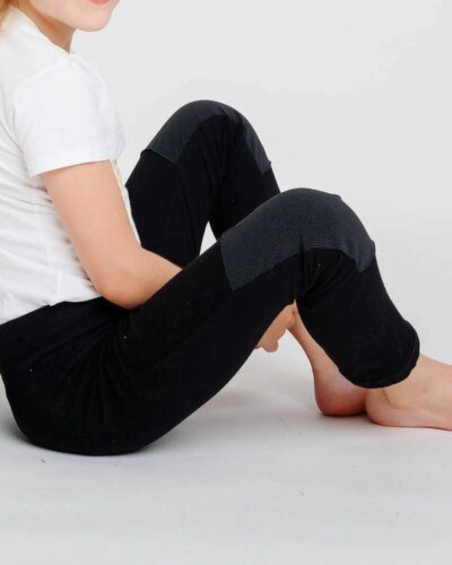 Babbily Sport Leggings aus Bio-Baumwolle - verstärkte Knie – Ansicht 3
