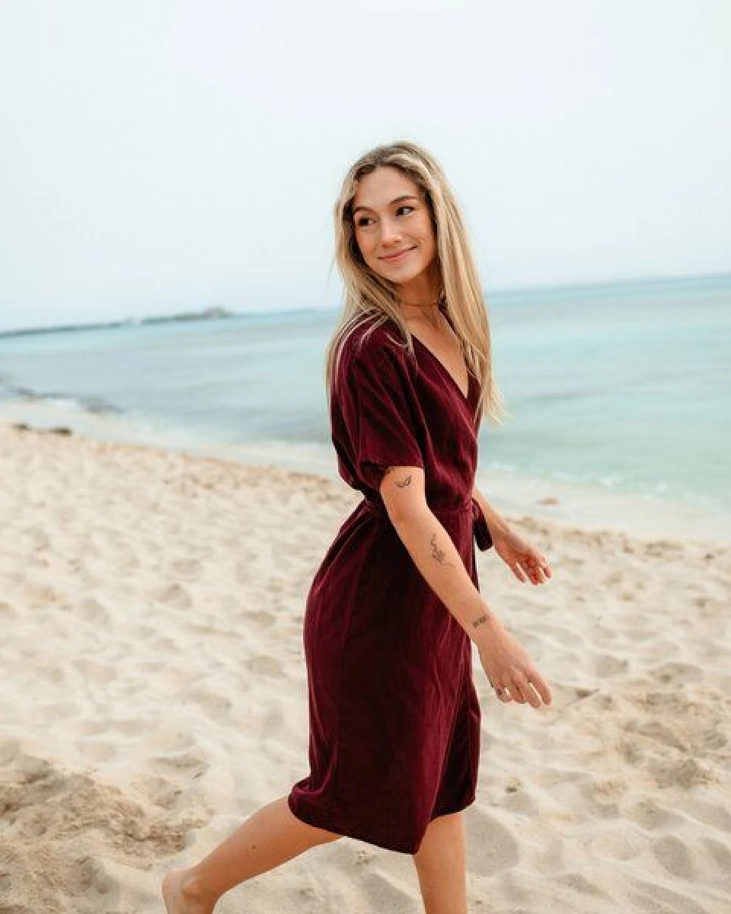NORDLICHT Damen Wickelkleid Tilda aus 100% Tencel – Ansicht 3