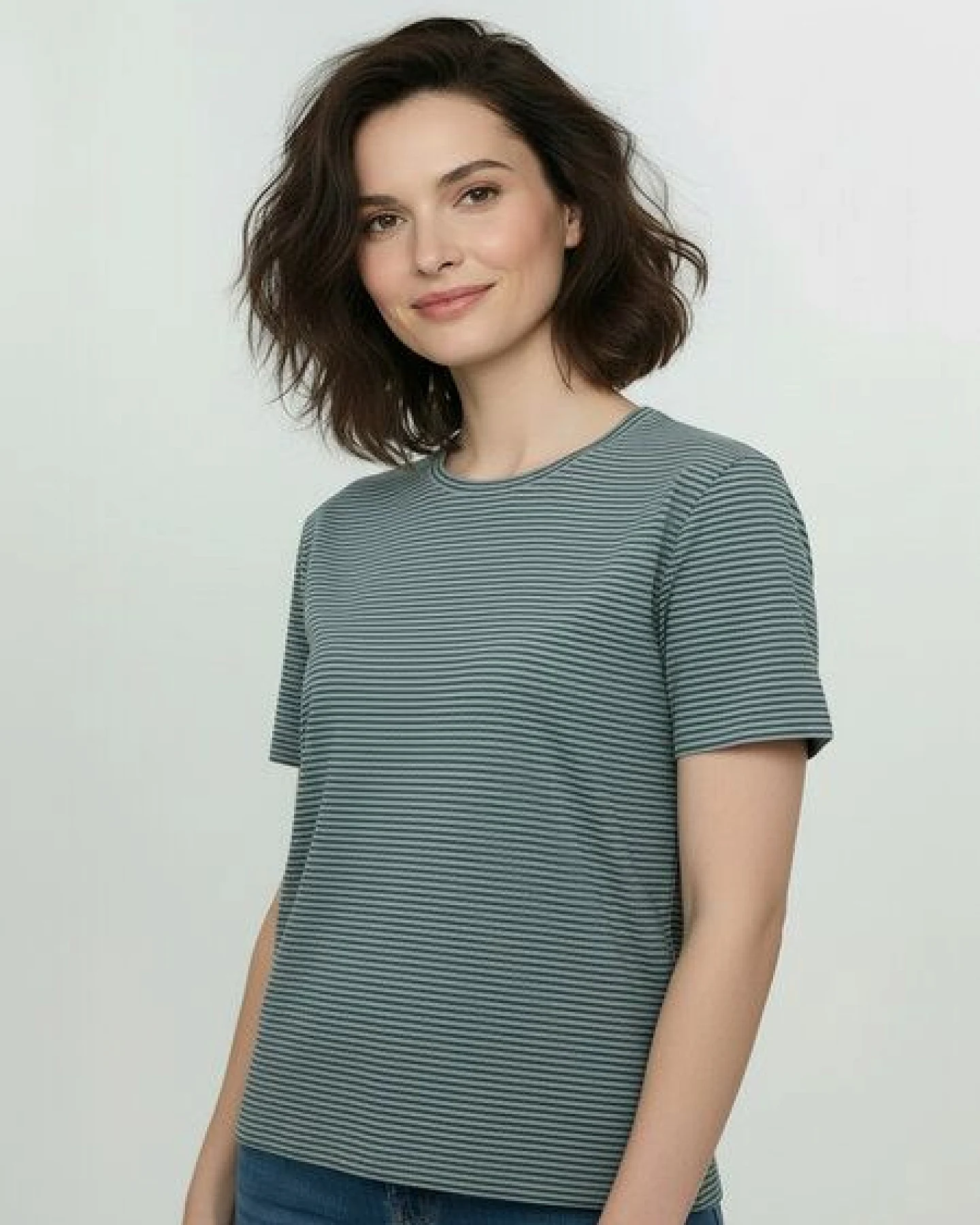 GREENBOMB Basic Nova - Kastiges T-Shirt aus Bio-Baumwolle / GOTS / Fair & Vegan – Ansicht 2