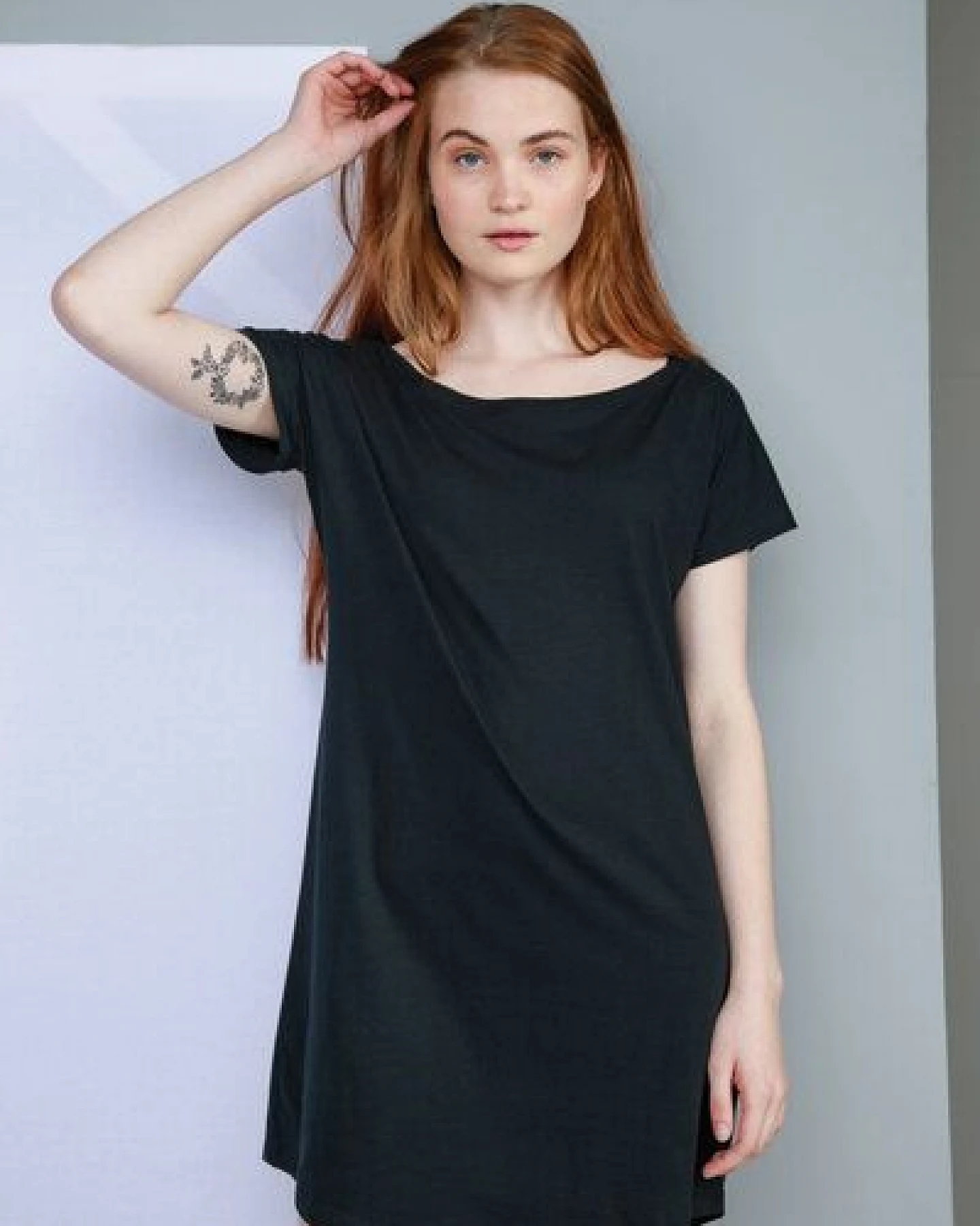 Mantis Damen Langes T-Shirt T-Shirt Kleid Strandshirt Nachthemd – Ansicht 2