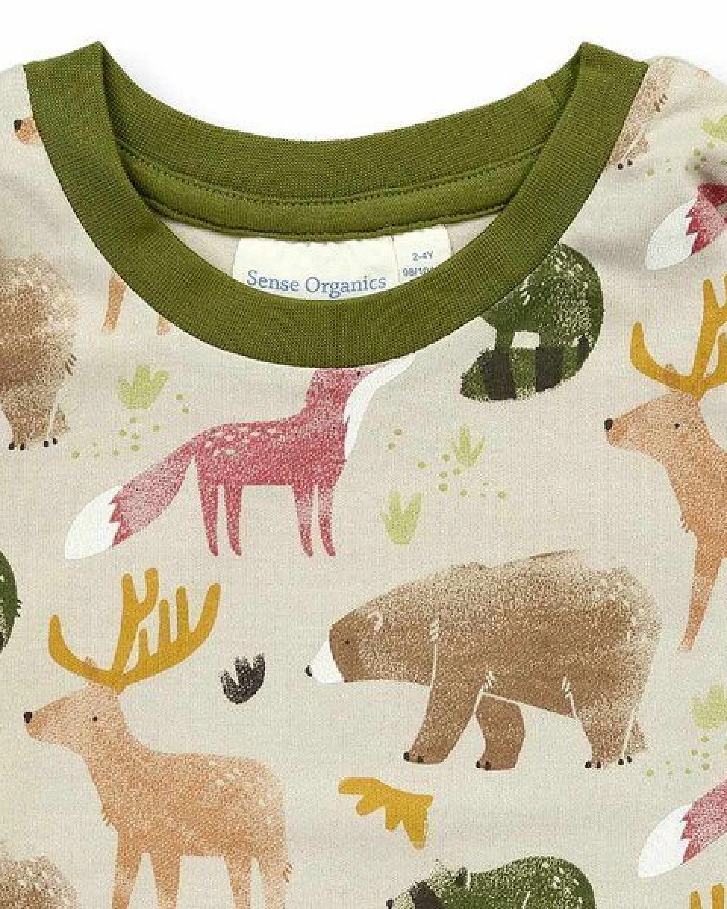 Sense Organics Kinder Schlafanzug, Modell LONG JOHN – Ansicht 3