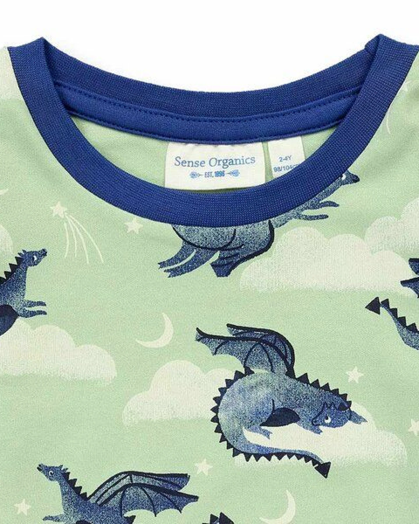Sense Organics Kinder Schlafanzug, Modell LONG JOHN – Ansicht 3