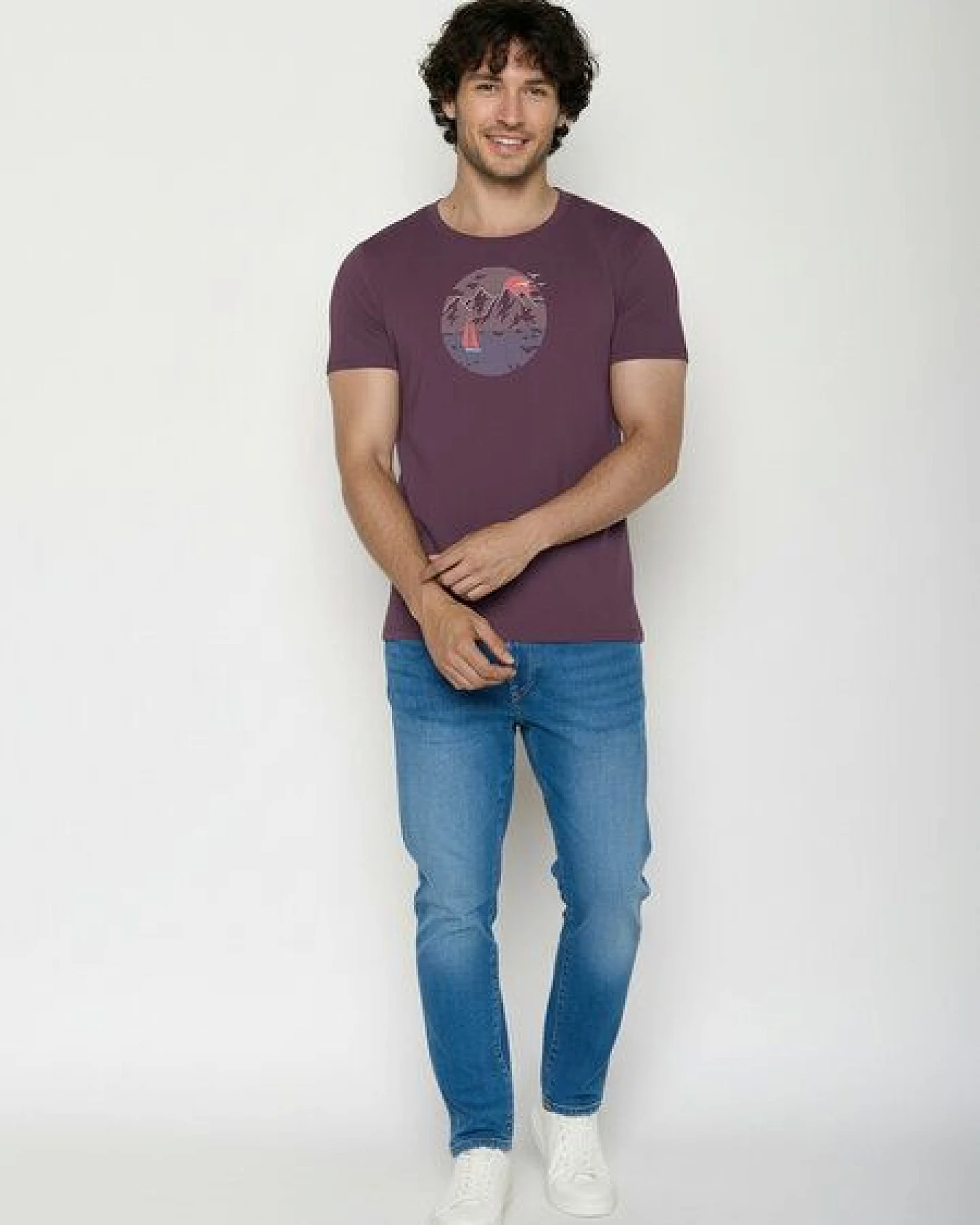 GREENBOMB Sail Circle Guide - Sportliches T-Shirt aus Bio-Baumwolle / hochwertiger Print / GOTS / Fair & Vegan – Ansicht 3