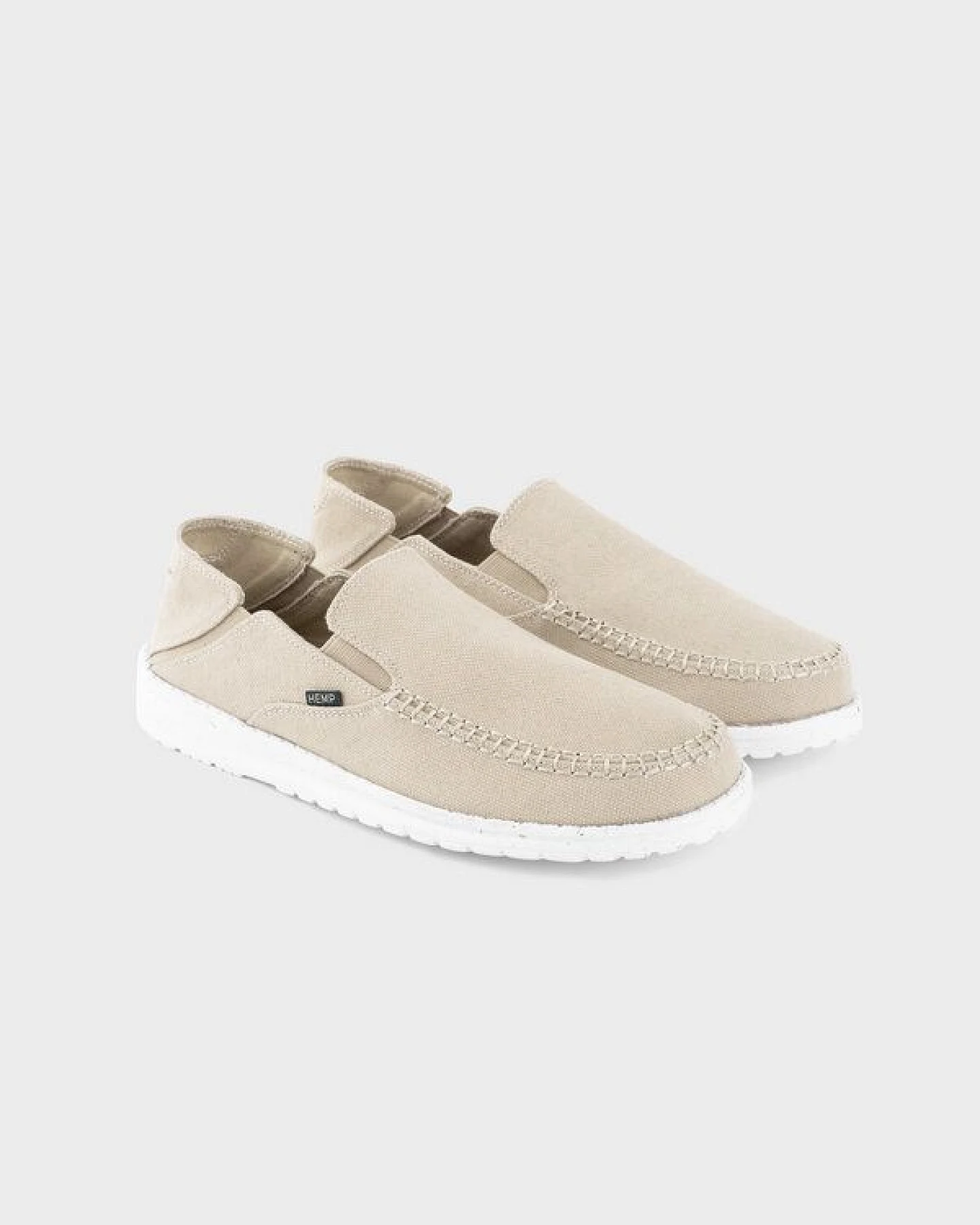 8000Kicks SunSlide Hanf-Slipper in Beige Farbe – Ansicht 2