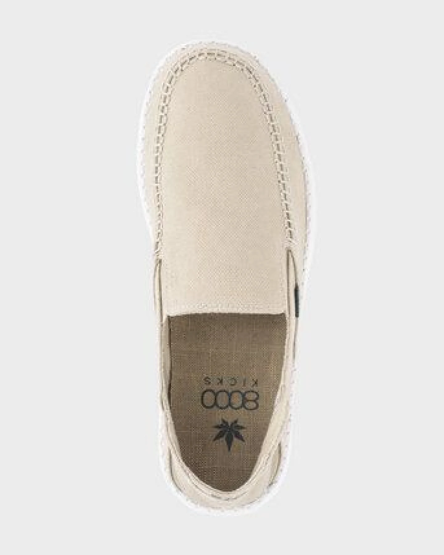 8000Kicks SunSlide Hanf-Slipper in Beige Farbe – Ansicht 3