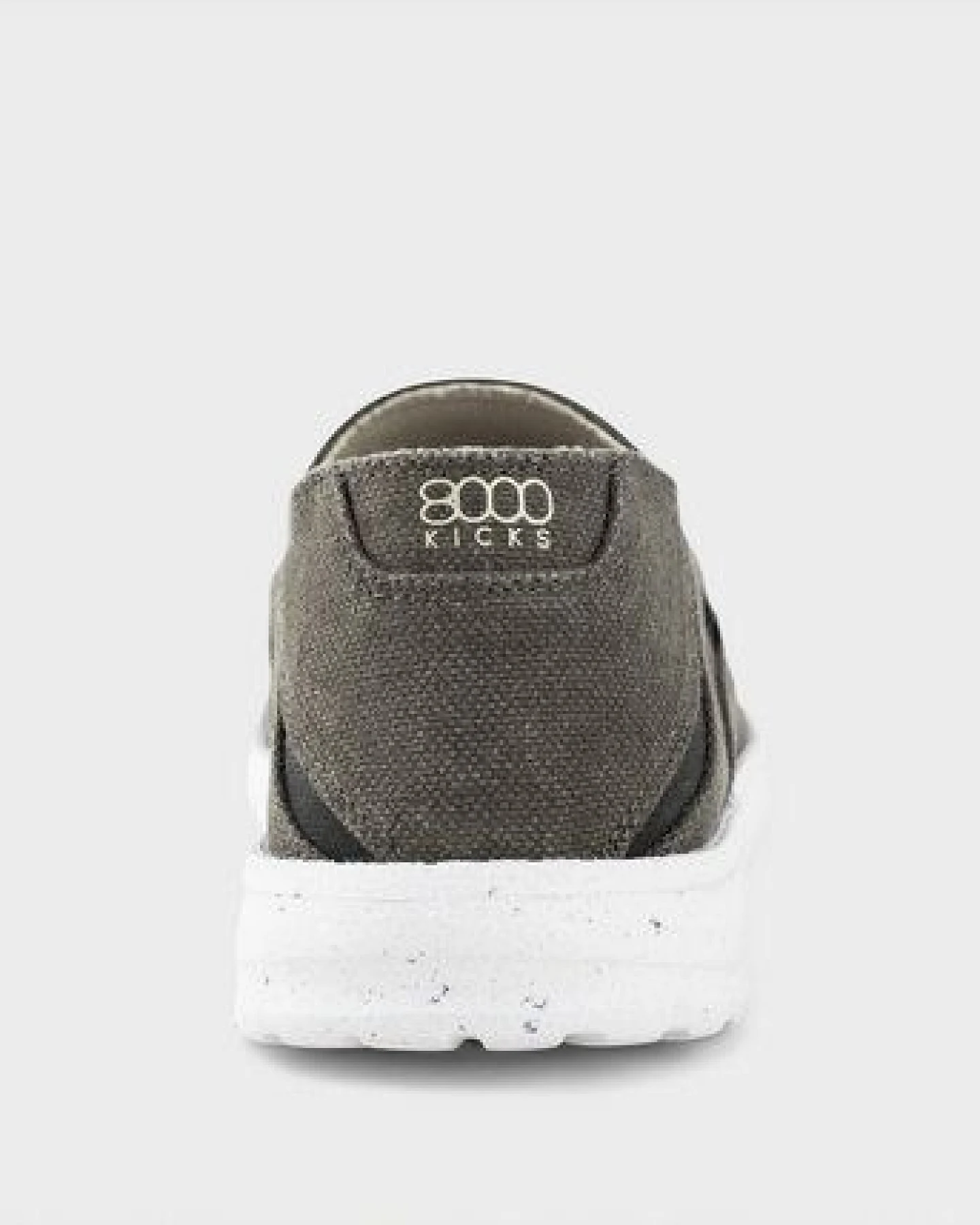 8000Kicks SunSlide Hanf-Slipper in Dunkelgrün – Ansicht 4