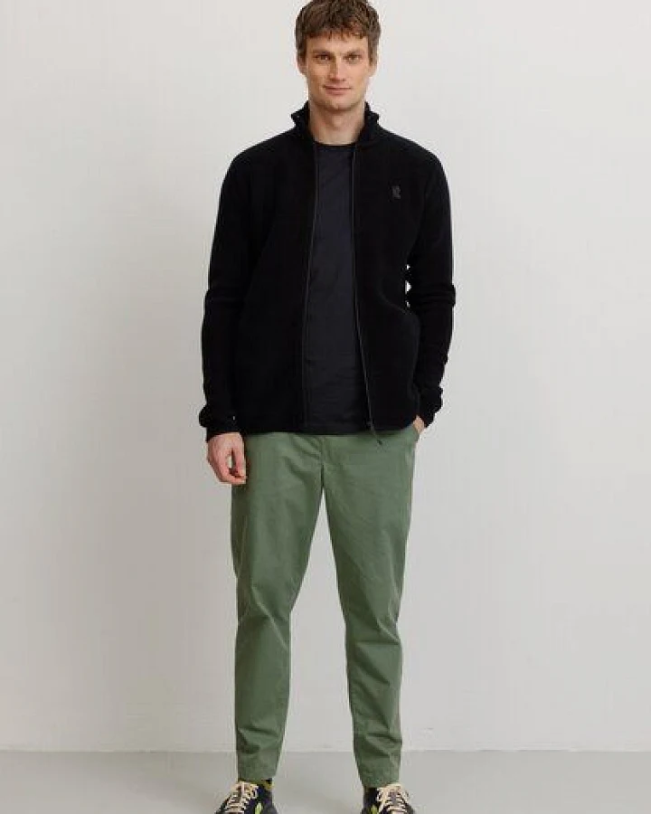 Herren Fleecejacke aus Bio-Baumwolle - BUXUS - recolution