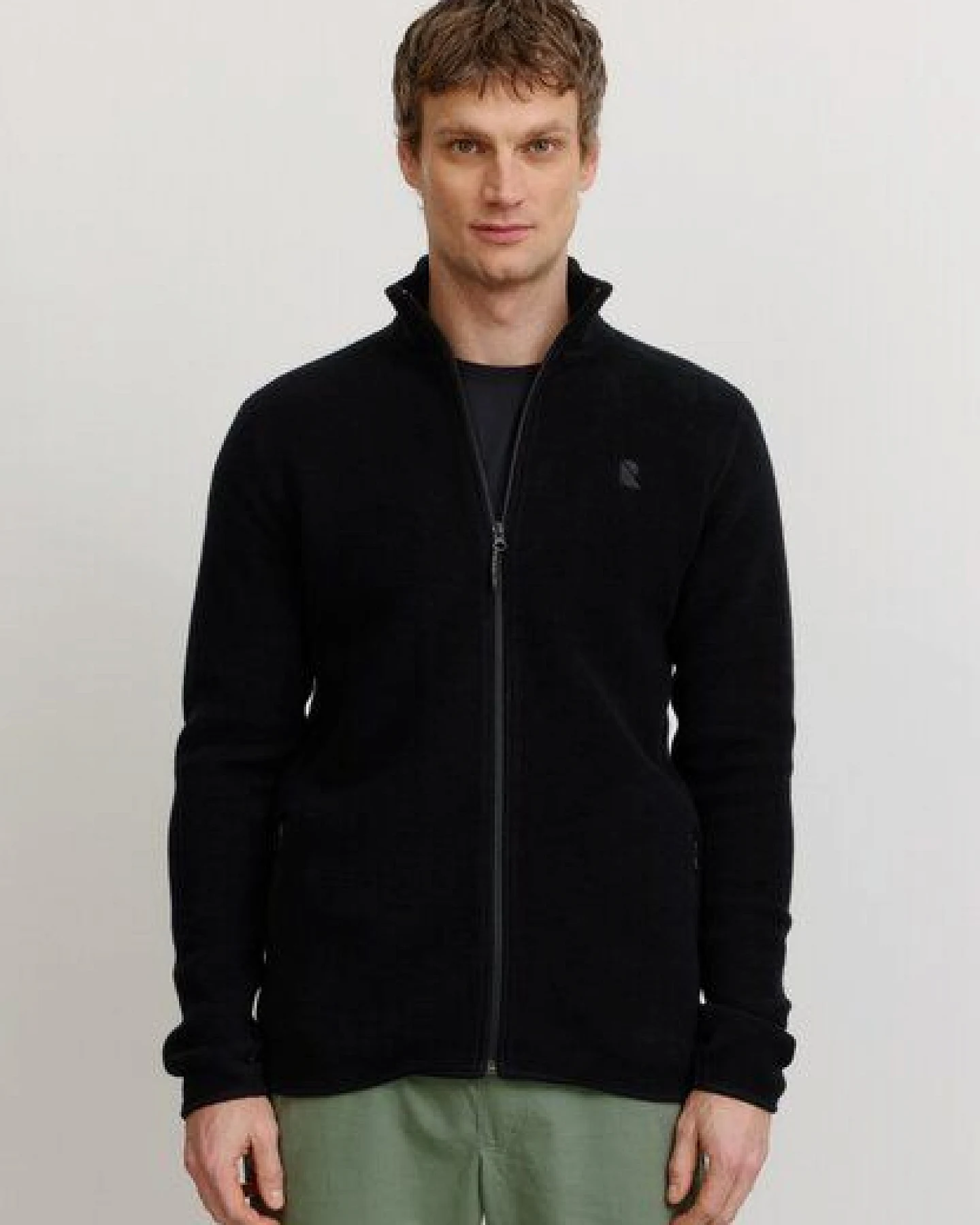 Herren Fleecejacke aus Bio-Baumwolle - BUXUS - recolution – Ansicht 2