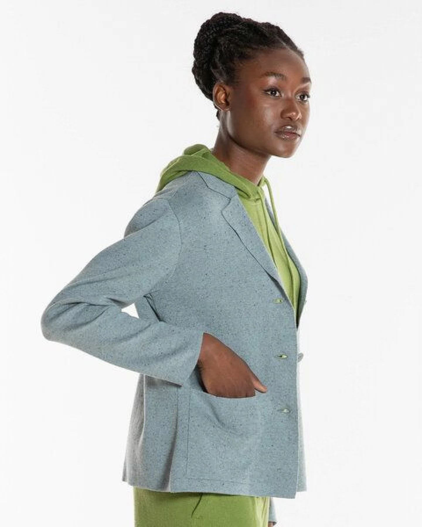 Alma & Lovis Strickblazer mit Kaschmir-Finish – Ansicht 3