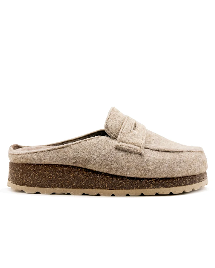 thies Damen vegan Loafer Rec Bio Beige