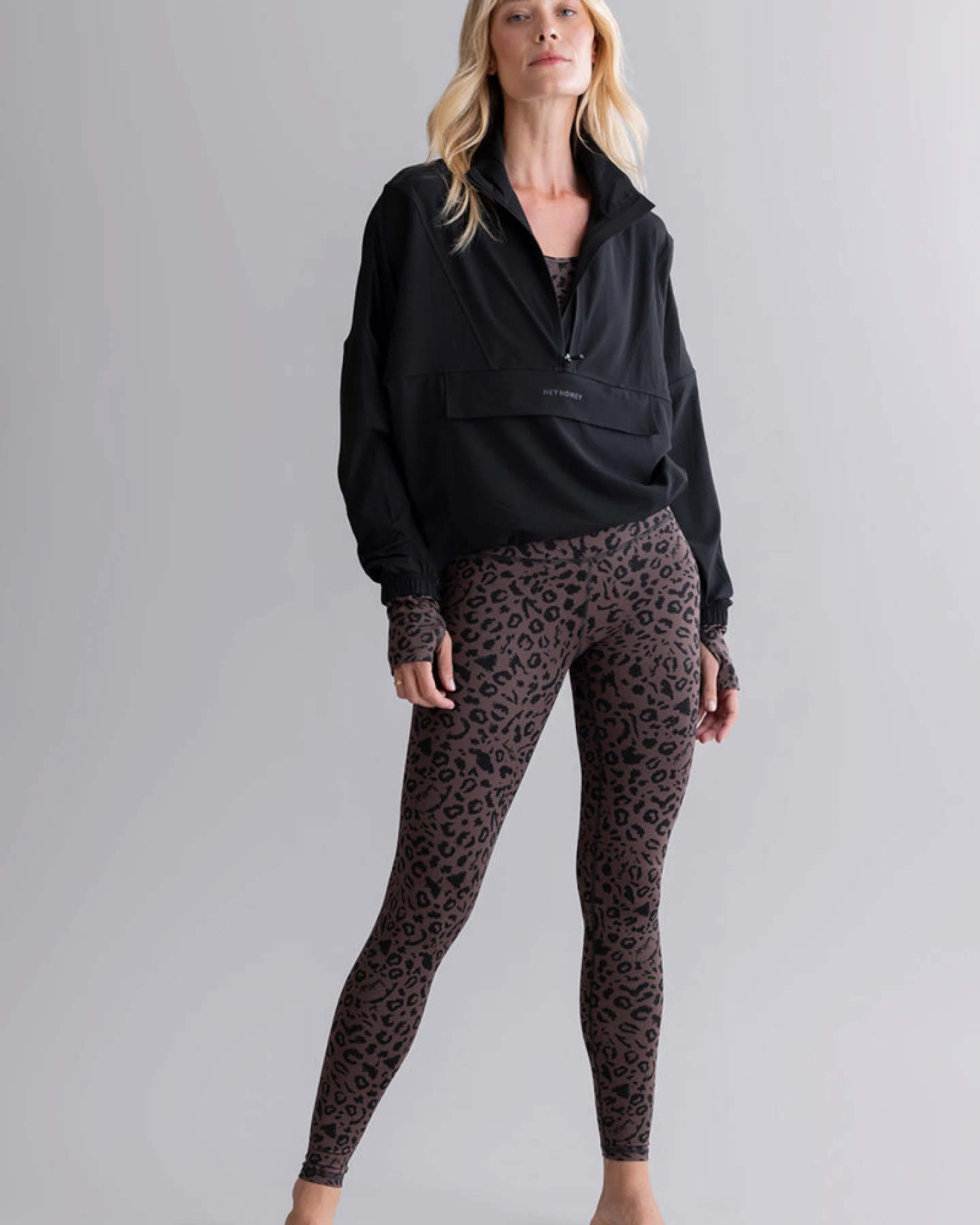 Hey Honey Leggings Mono Leo - Soft Brown – Ansicht 3