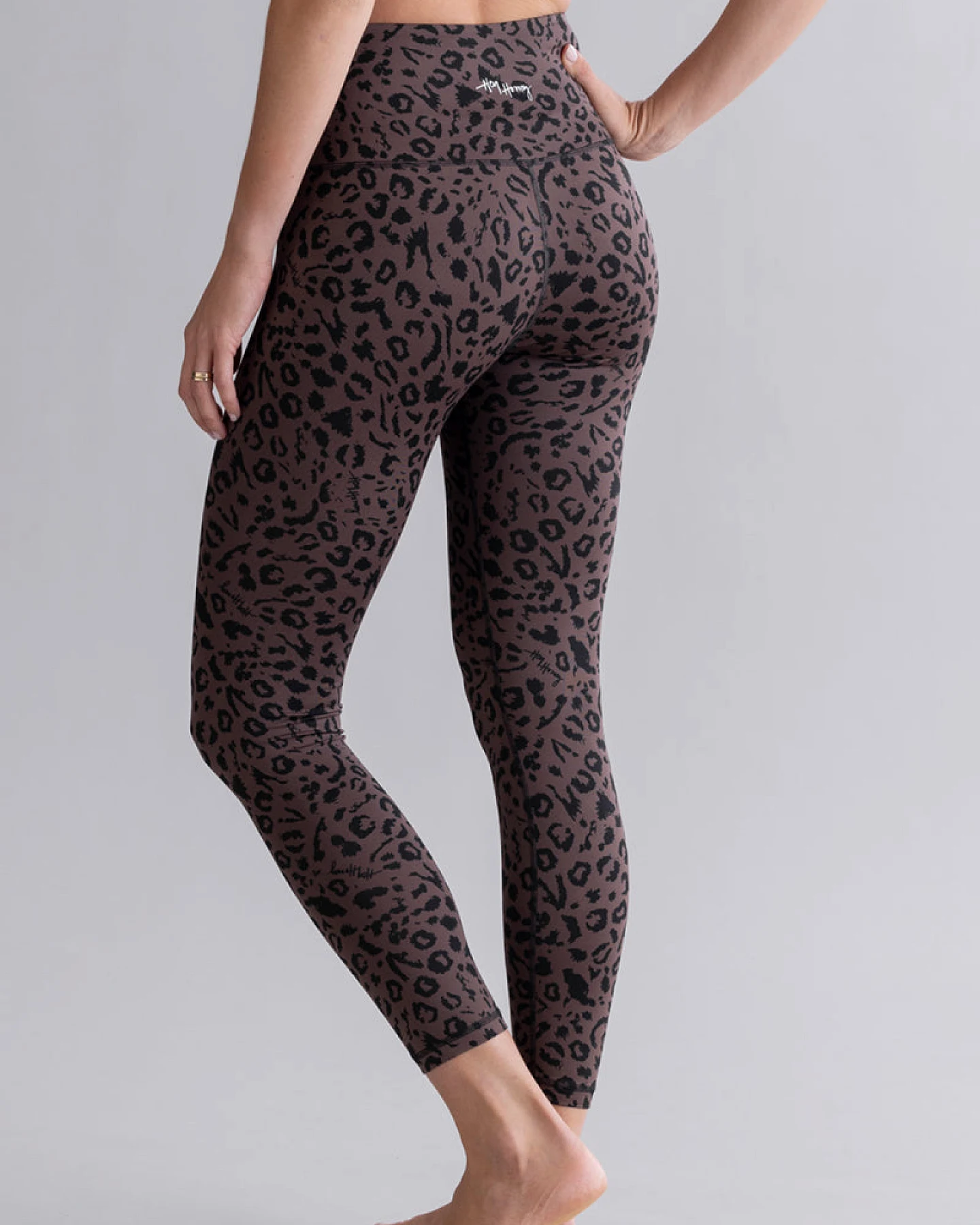 Hey Honey Leggings Cropped Mono Leo - Soft Brown – Ansicht 3