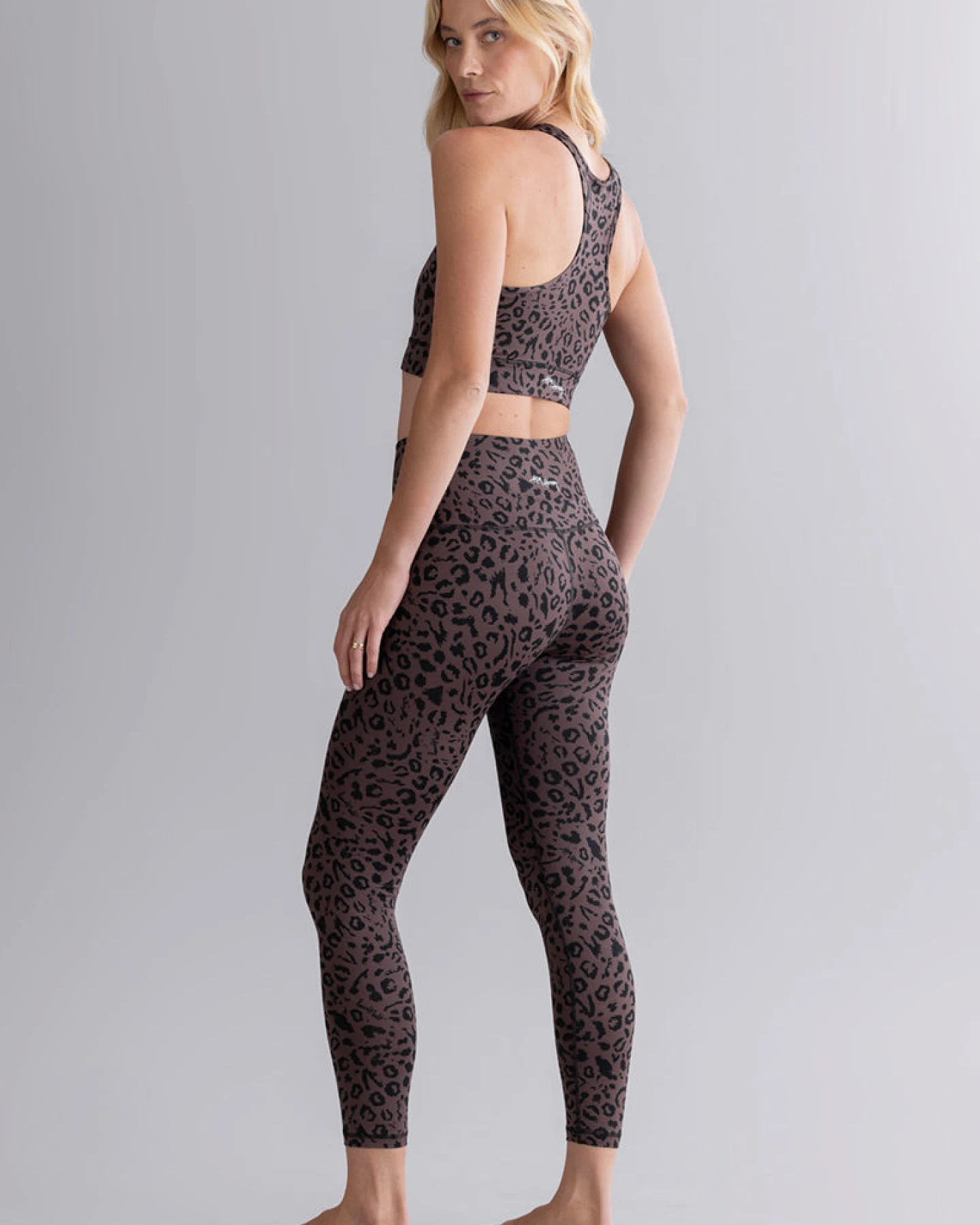 Hey Honey Leggings Cropped Mono Leo - Soft Brown – Ansicht 7
