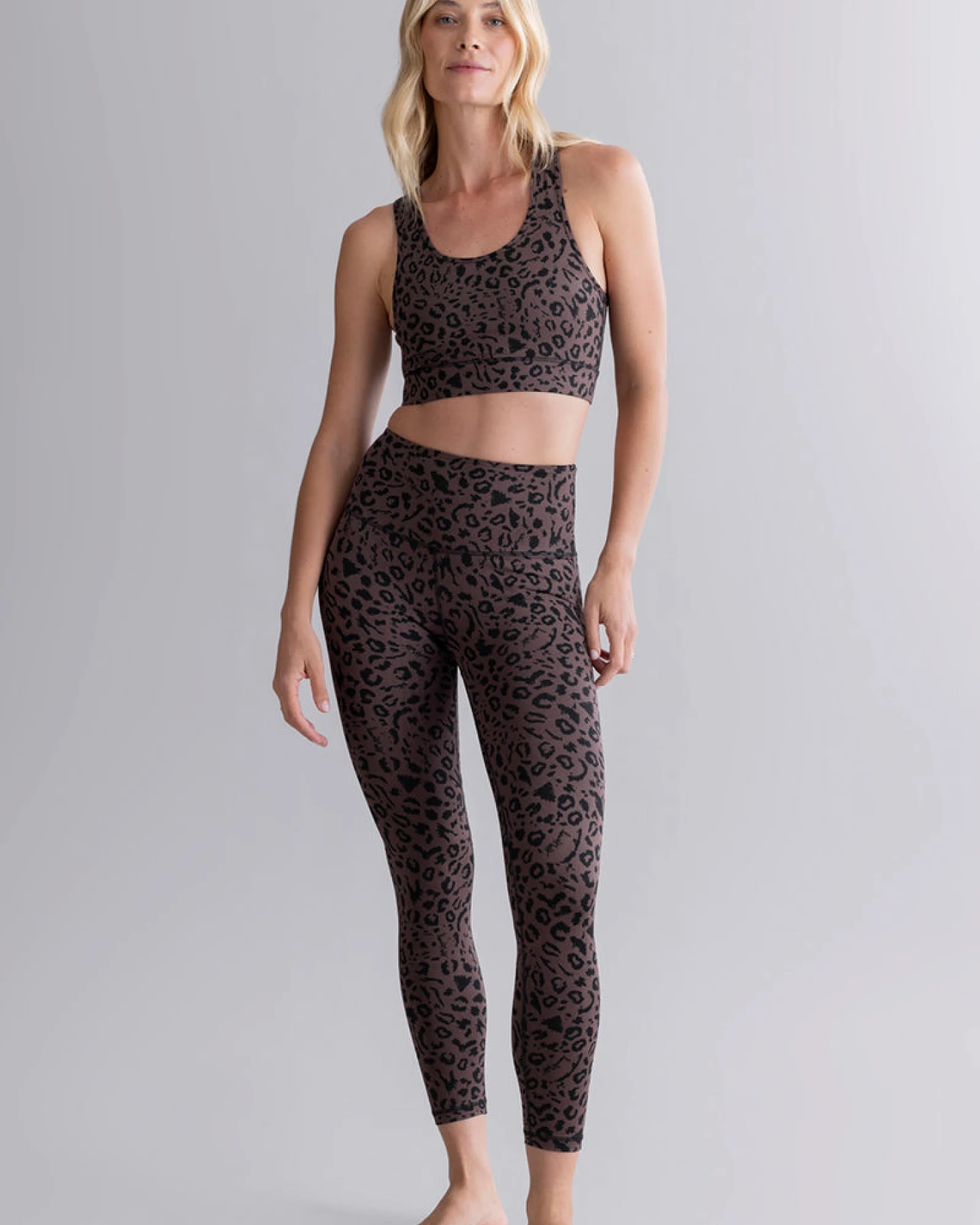 Hey Honey Leggings Cropped Mono Leo - Soft Brown – Ansicht 9