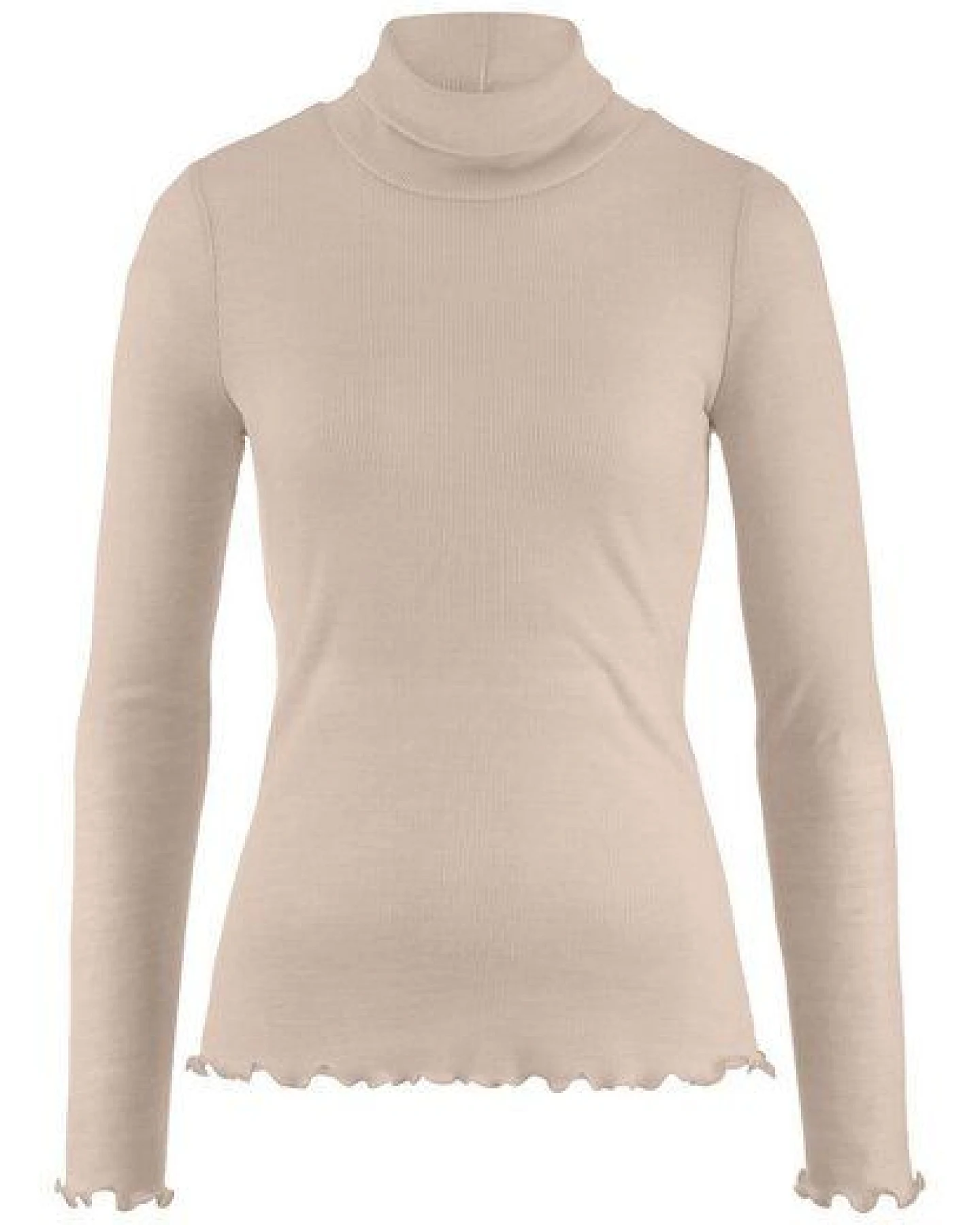 hessnatur Longsleeve mit Rollkragen Fitted WARM TOUCH aus Bio-Merinowolle und TENCEL Lyocell – Ansicht 2