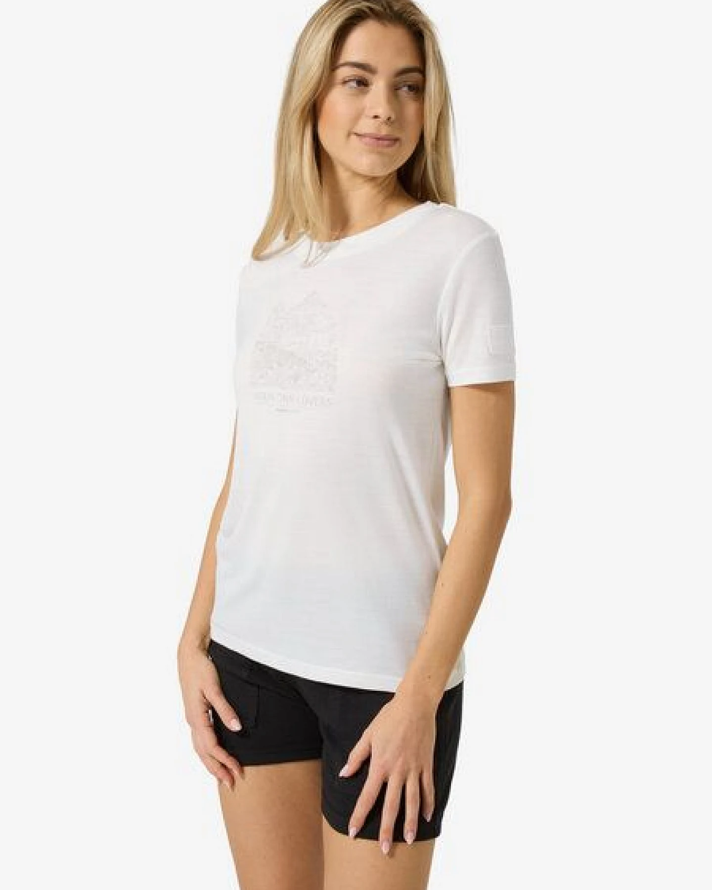 super.natural Merino T-Shirt W MOUNTAIN LOVERS BIO J TEE für Damen, nachhaltig, Merino – Ansicht 2
