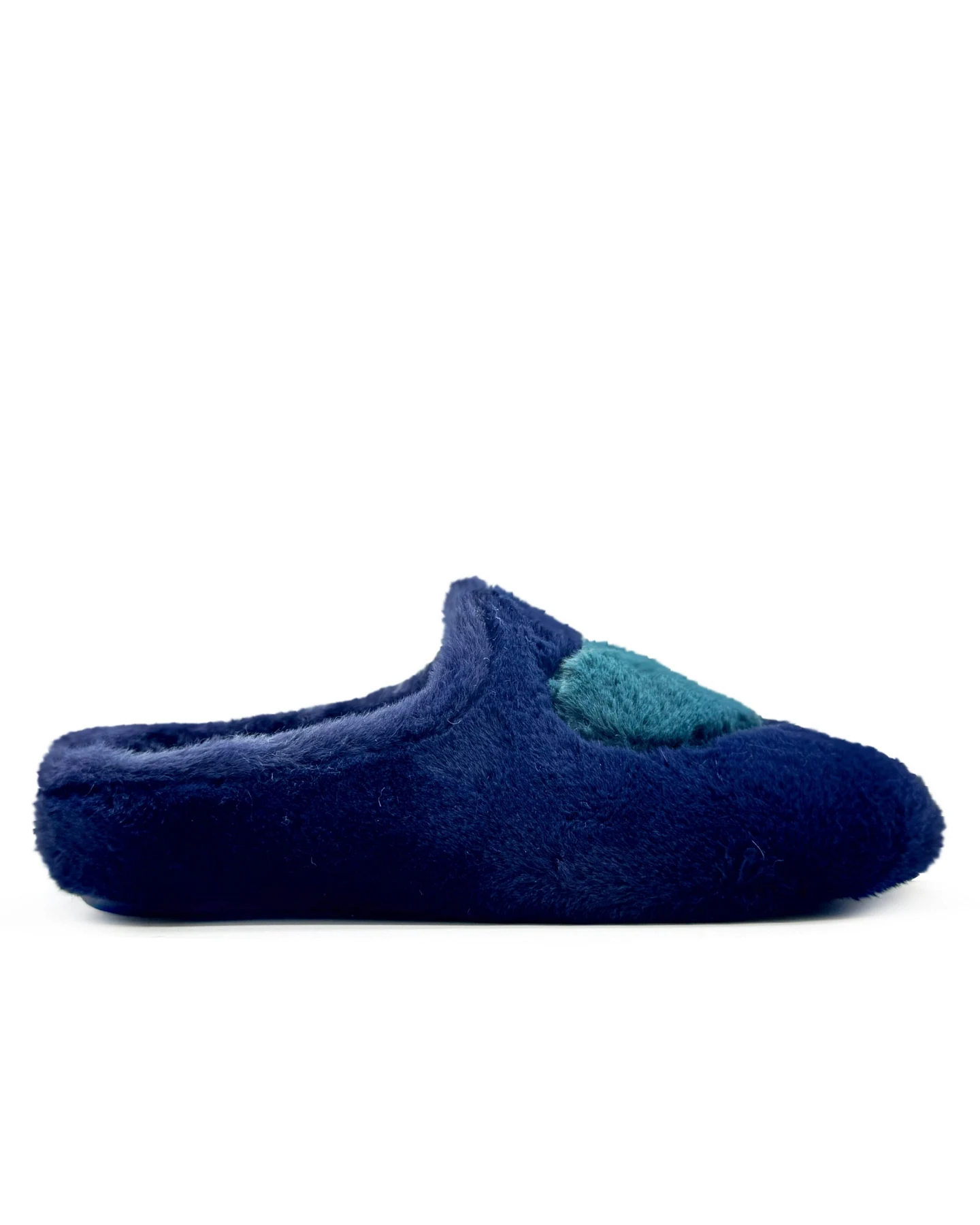 thies Damen vegan Hausschuhe Rec Heart Navy – Ansicht 2