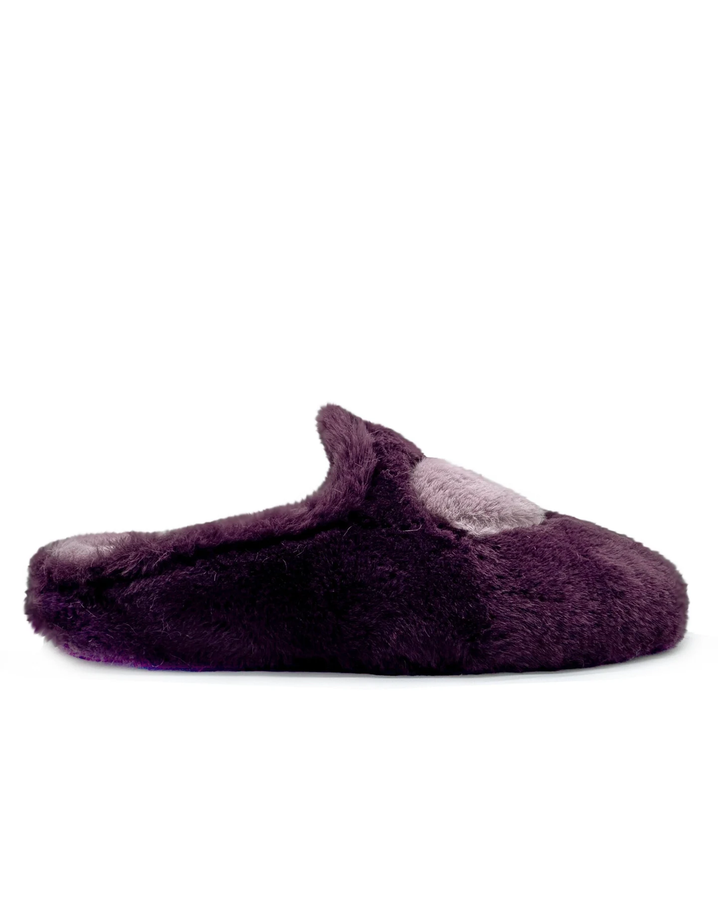 thies Damen vegan Hausschuhe Rec Heart Bordeaux/Pink – Ansicht 2