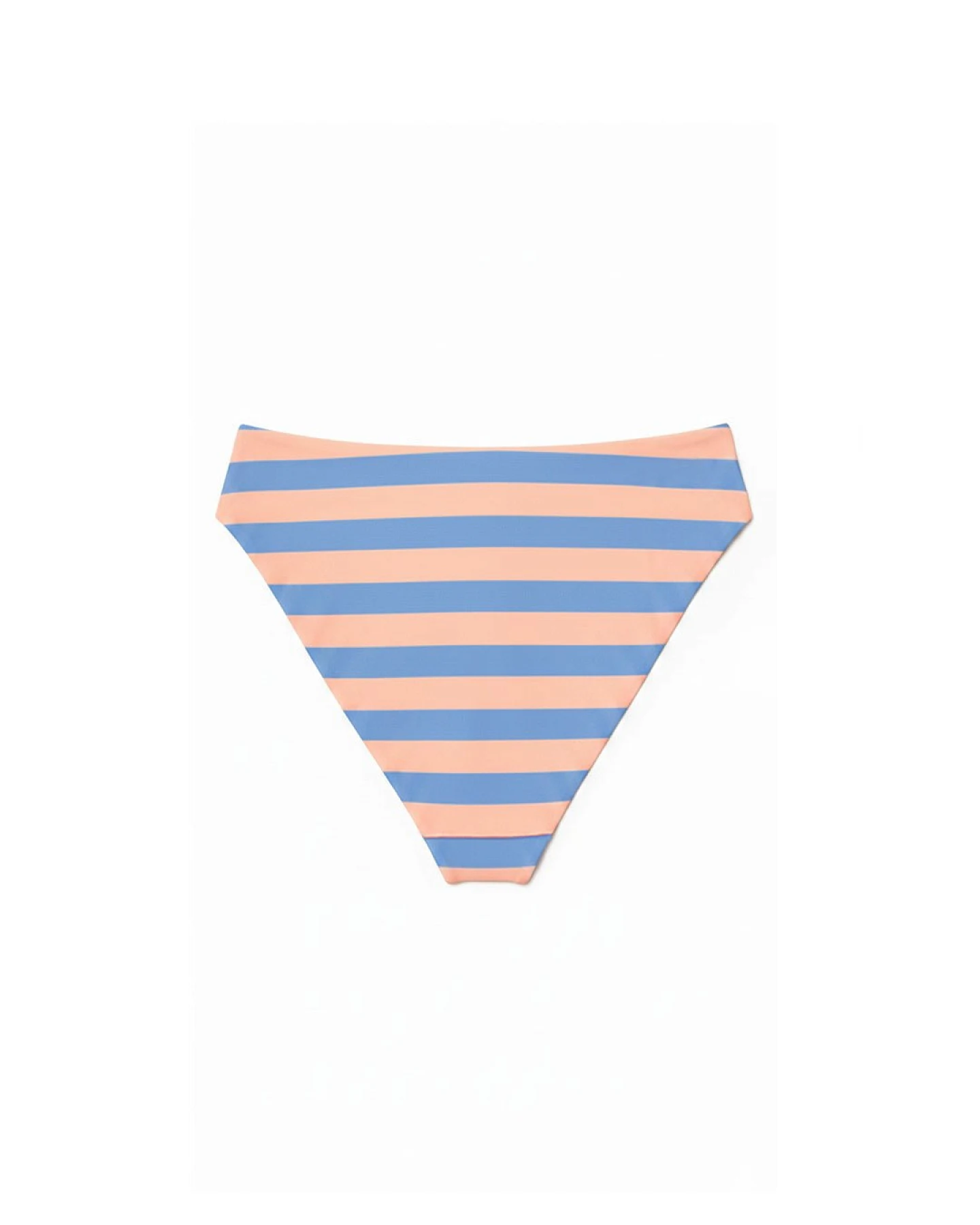 TWOTHIRDS Damen vegan Bikiniunterteil Wyre Denim Blau Gestreift – Ansicht 2