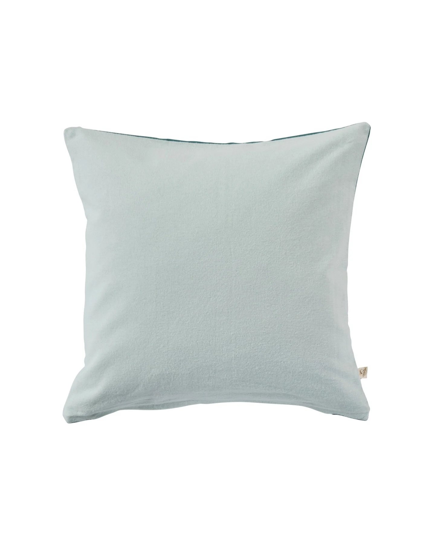 Kissenbezug Bio-Baumwolle Biber-Qualität grün Maße 40 x 40 cm – Ansicht 2
