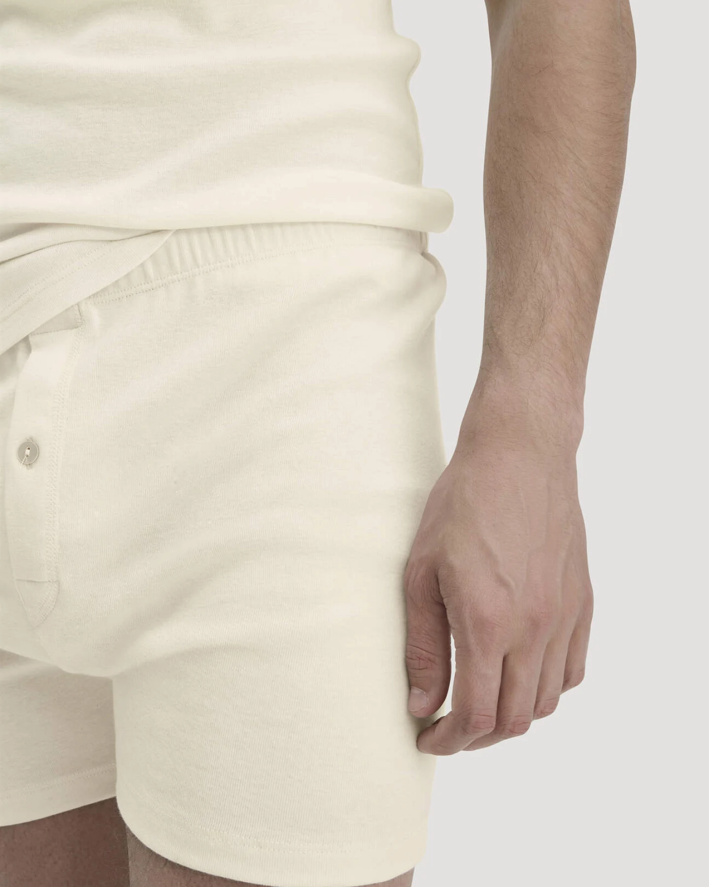 hessnatur Herren Boxershorts PURE NATURE aus Bio-Baumwolle - natur - Größe 7 = XL – Ansicht 2