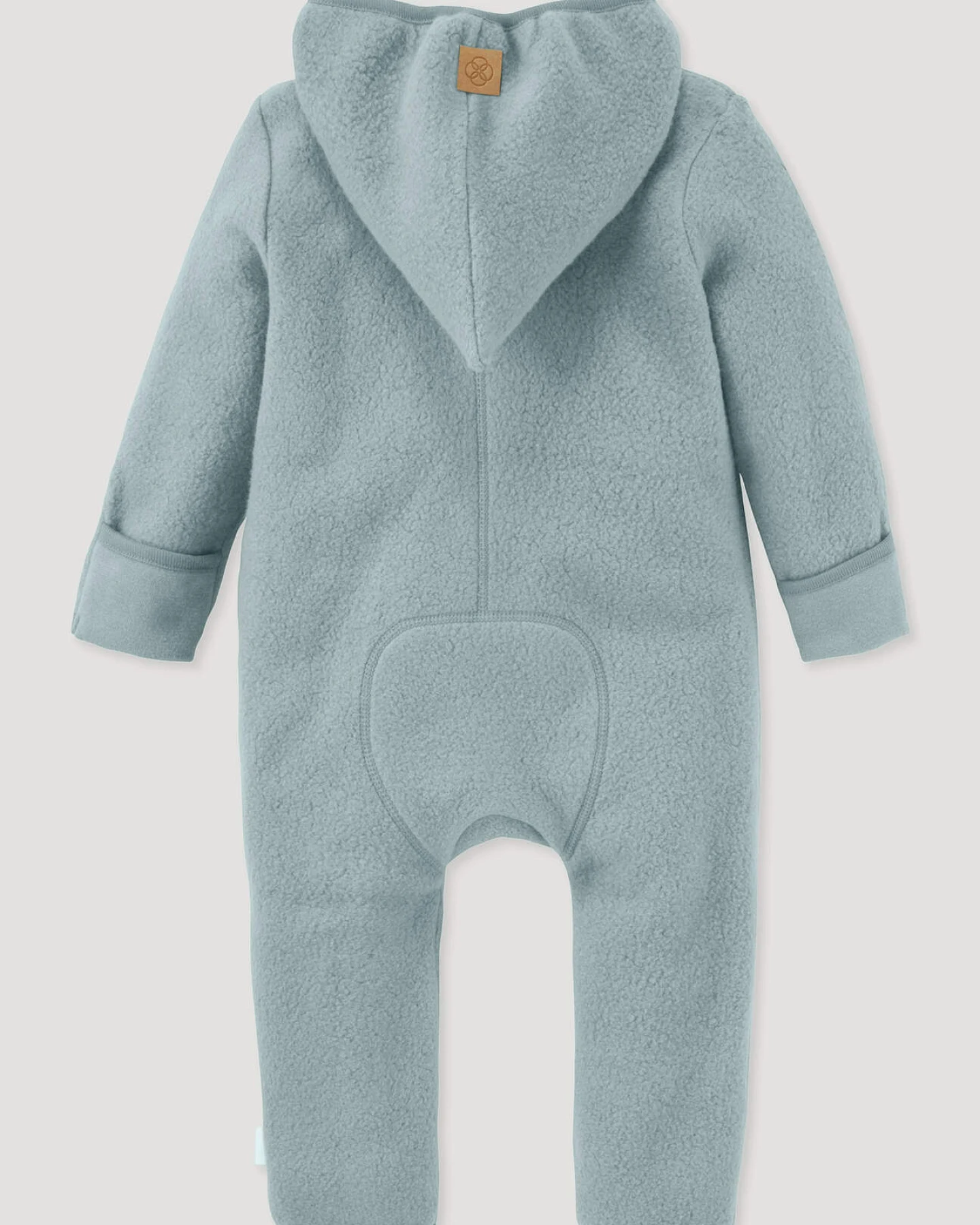 hessnatur Baby Fleece Overall aus Bio-Baumwolle - blau - Größe 74/80 – Ansicht 2