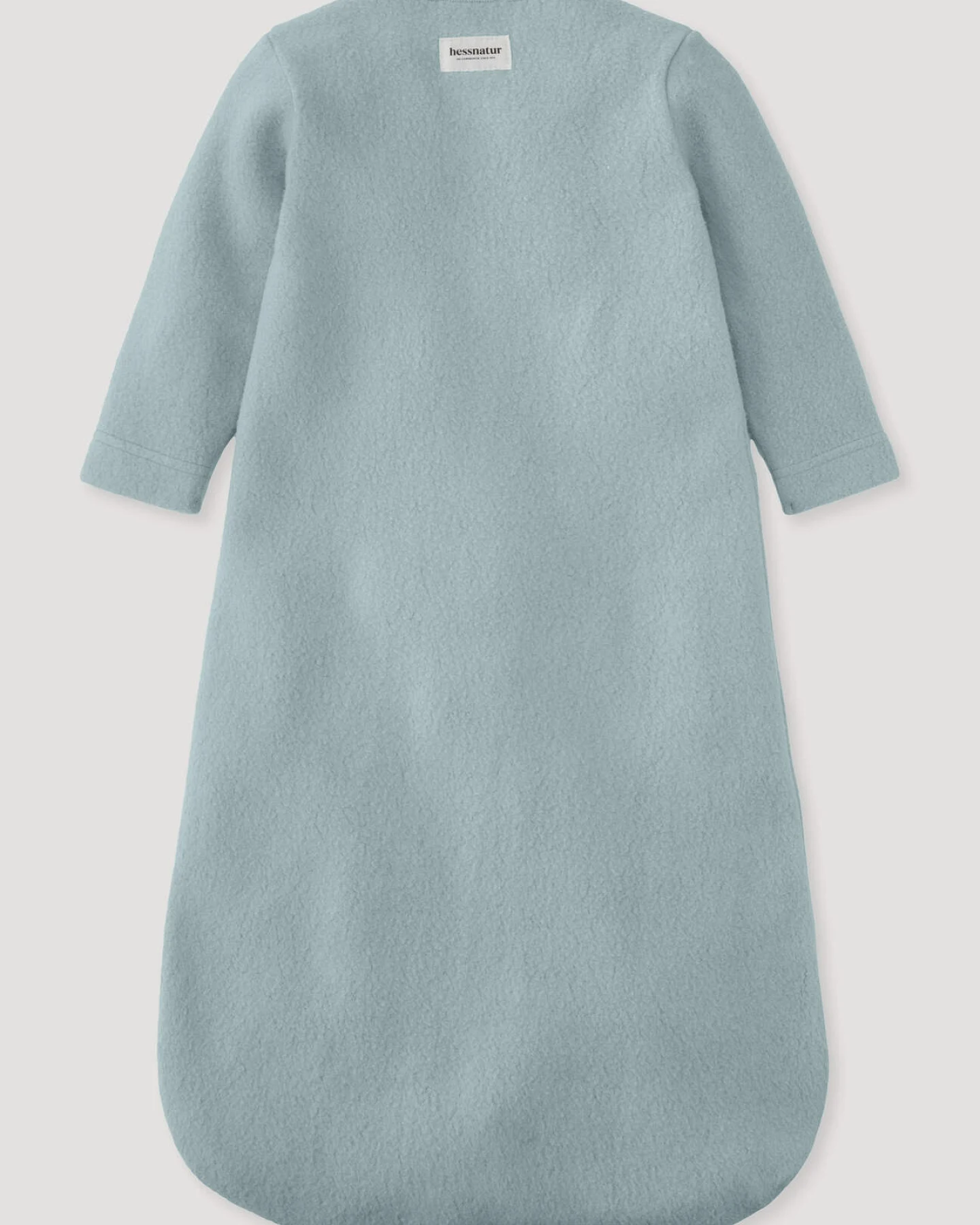hessnatur Baby Fleece Schlafsack aus Bio-Baumwolle - blau - Größe 70cm – Ansicht 2