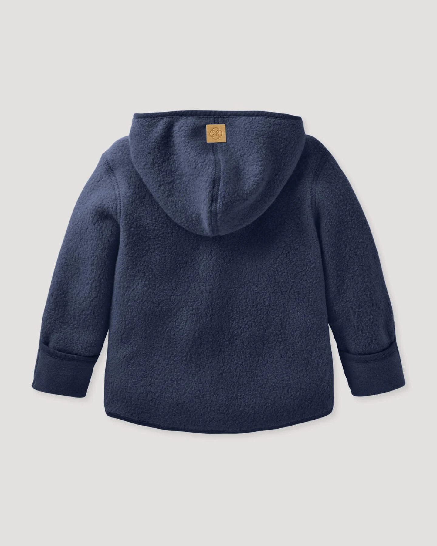hessnatur Baby Fleece Jacke aus Bio-Baumwolle - blau - Größe 86/92 – Ansicht 2