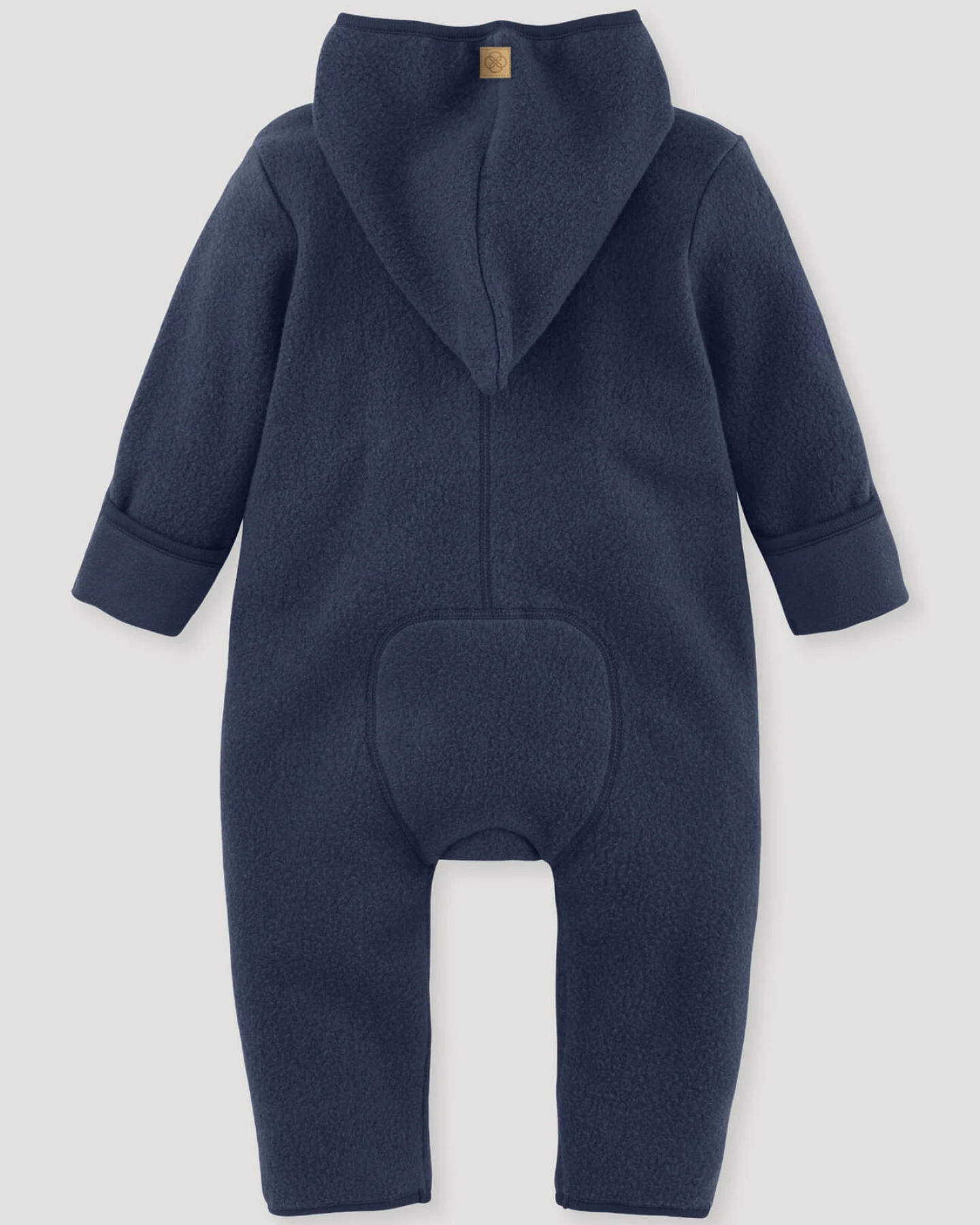 hessnatur Baby Fleece Overall aus Bio-Baumwolle - blau - Größe 50/56 – Ansicht 2