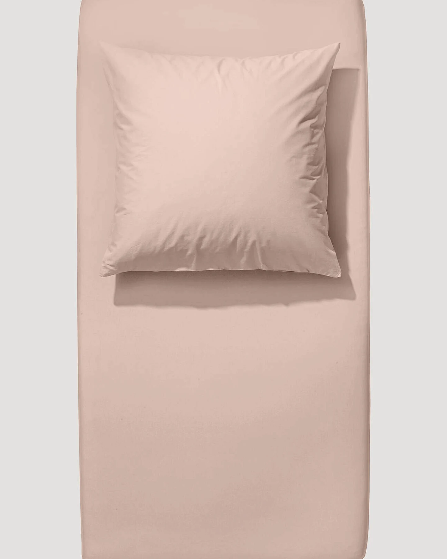 hessnatur Jersey Spannbettlaken aus Bio-Baumwolle - rosa - Größe 180x200x40 cm – Ansicht 2