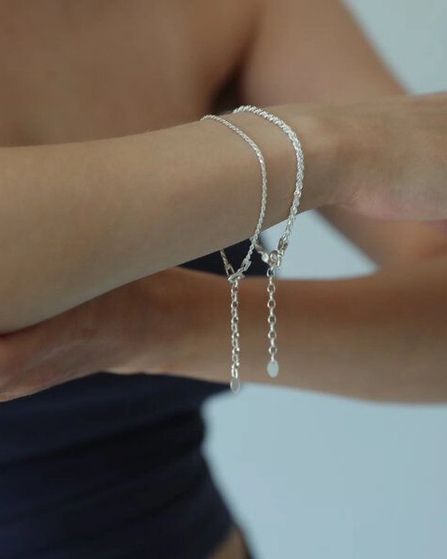 BELLYBIRD Jewellery Armband - Kordel, 925 Sterlingsilber, vergoldet – Ansicht 2