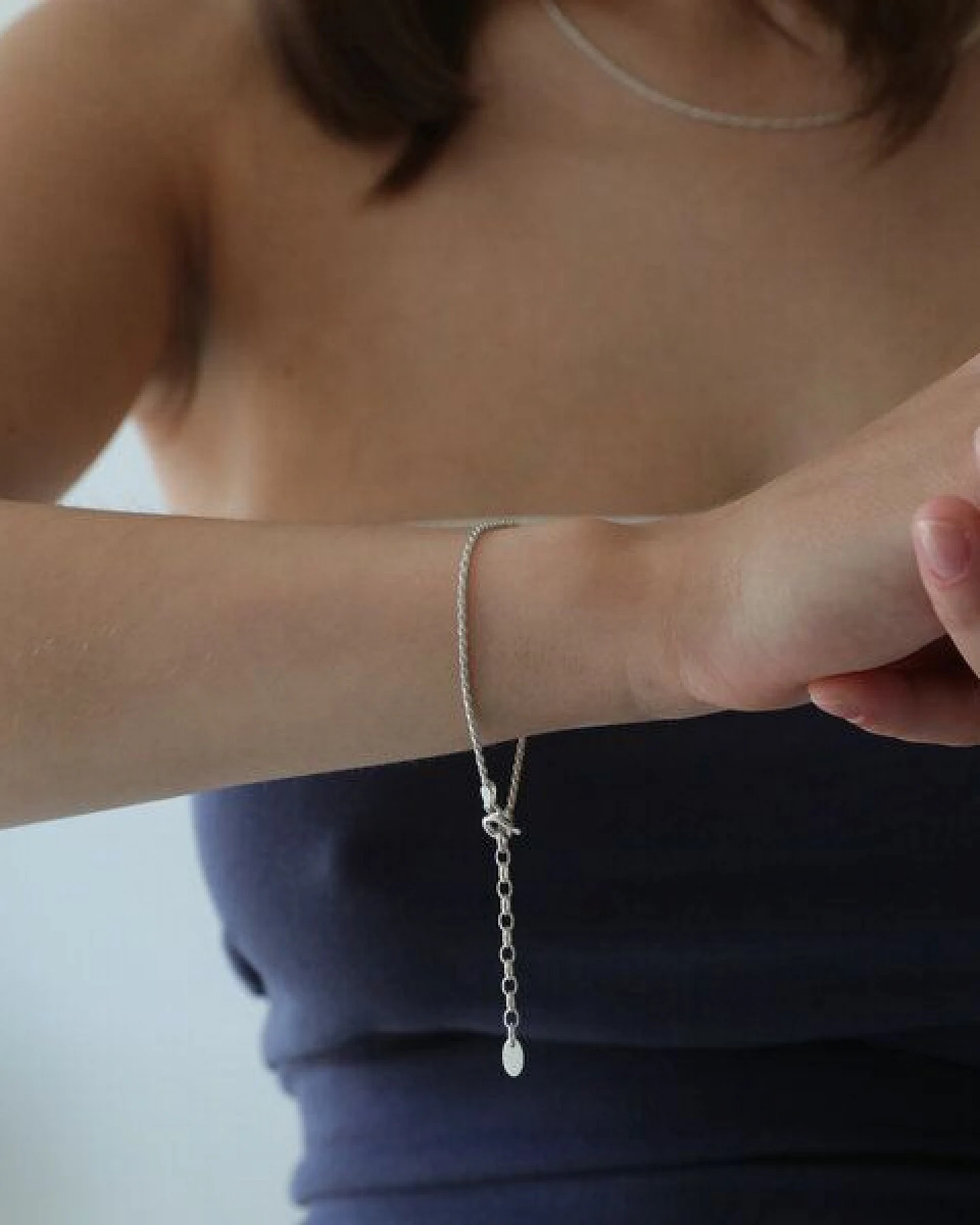 BELLYBIRD Jewellery Armband - Kordel, 925 Sterlingsilber, vergoldet – Ansicht 3