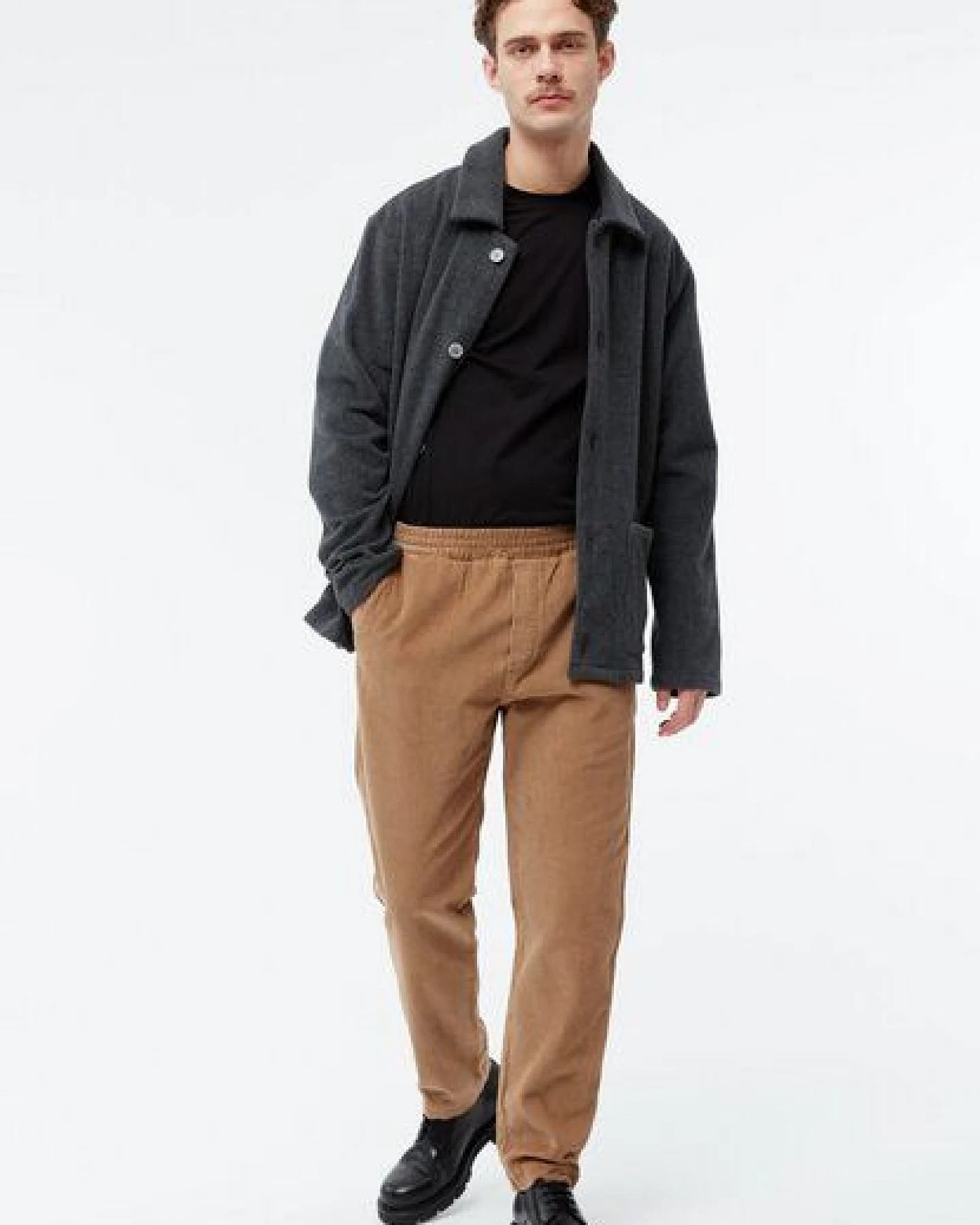 Givn Berlin Cordhose GBERIC aus Bio-Baumwolle mit elastischem Bund – Ansicht 3
